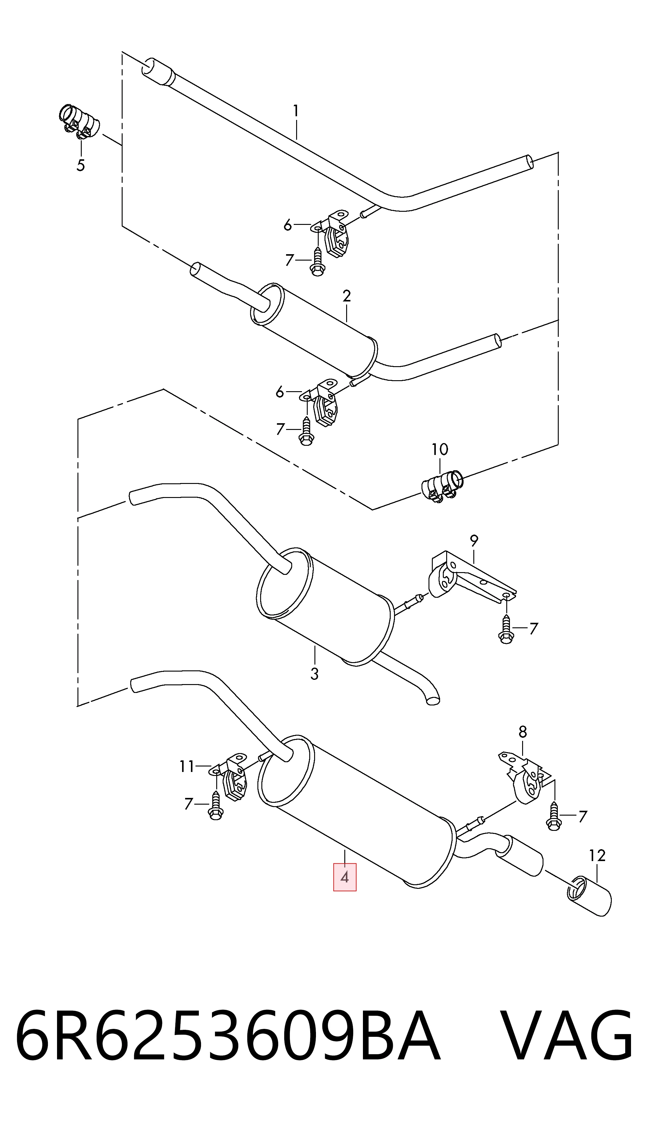 6R6253609BA VAG