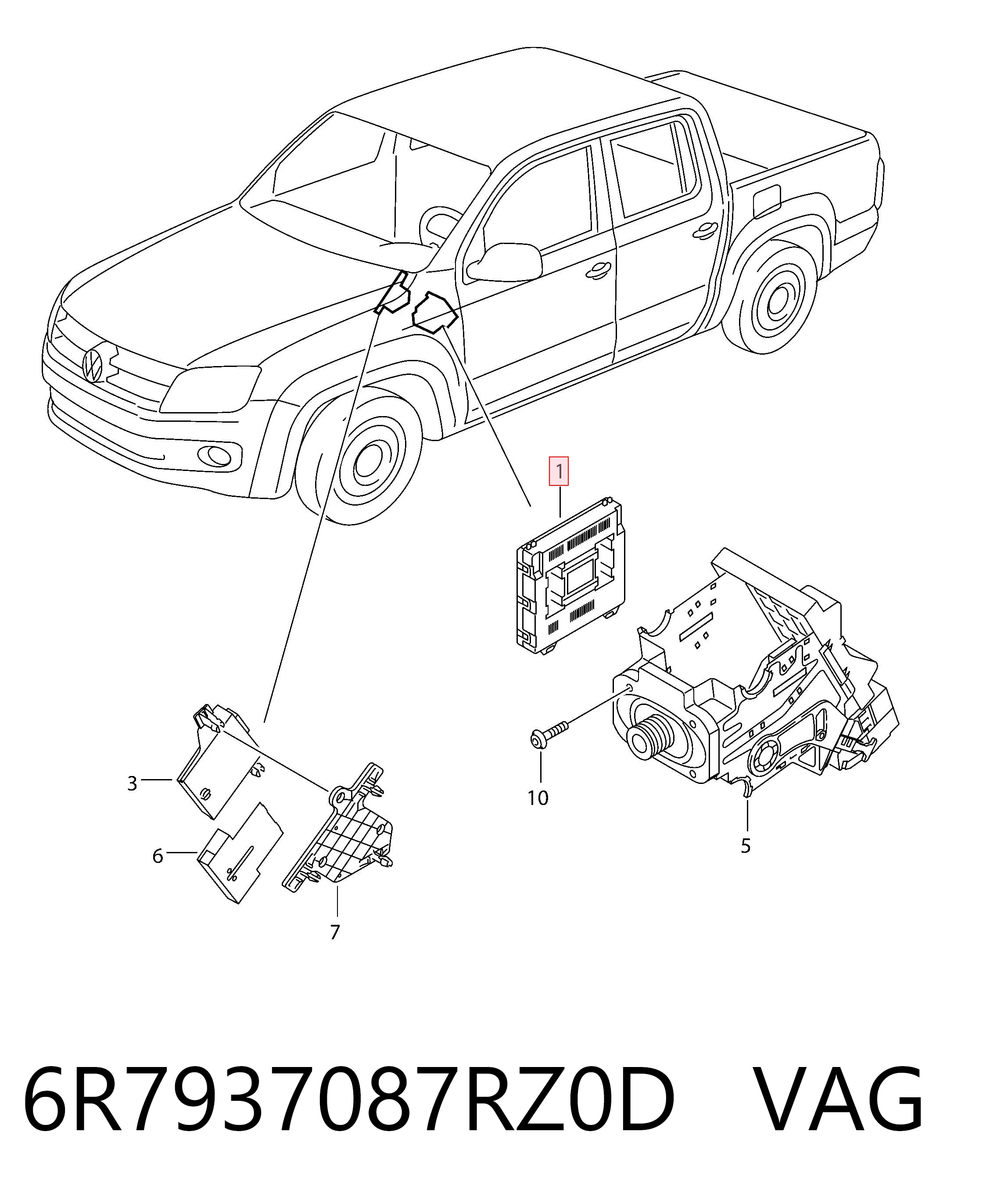 6R7937087RZ0D VAG