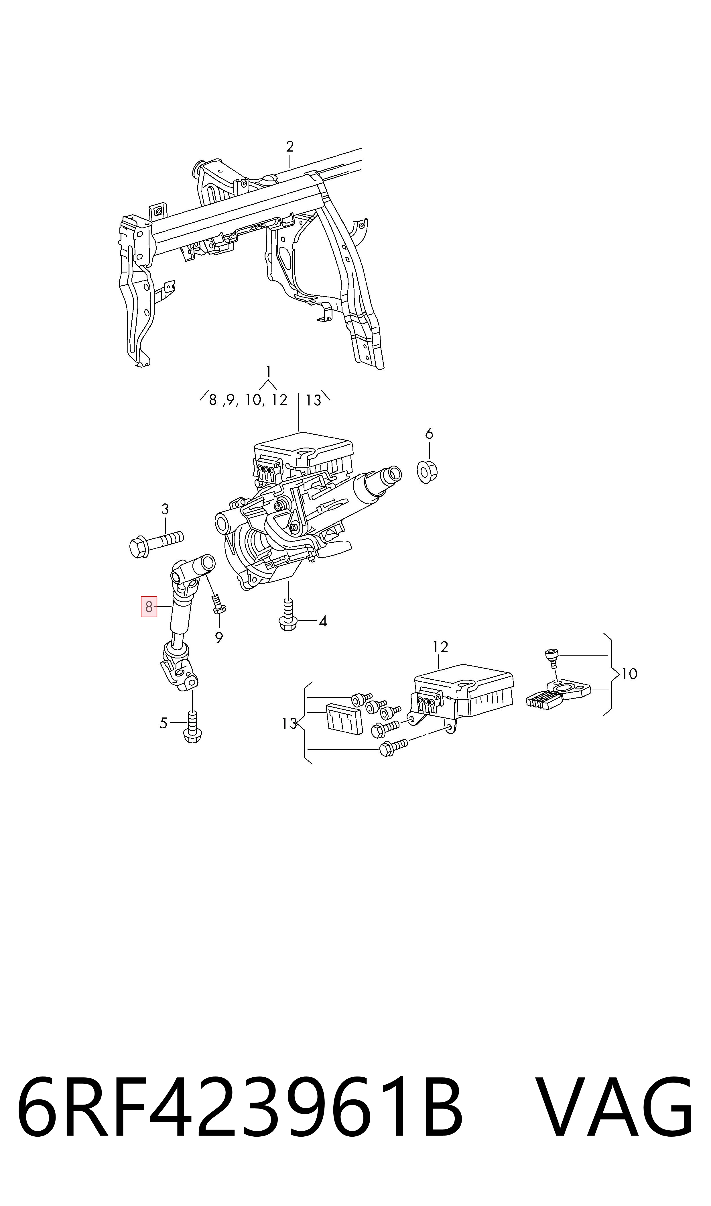 Карданчик вала рульової колонки, нижній Opel 13351822 ціна, від 25.45 USD
