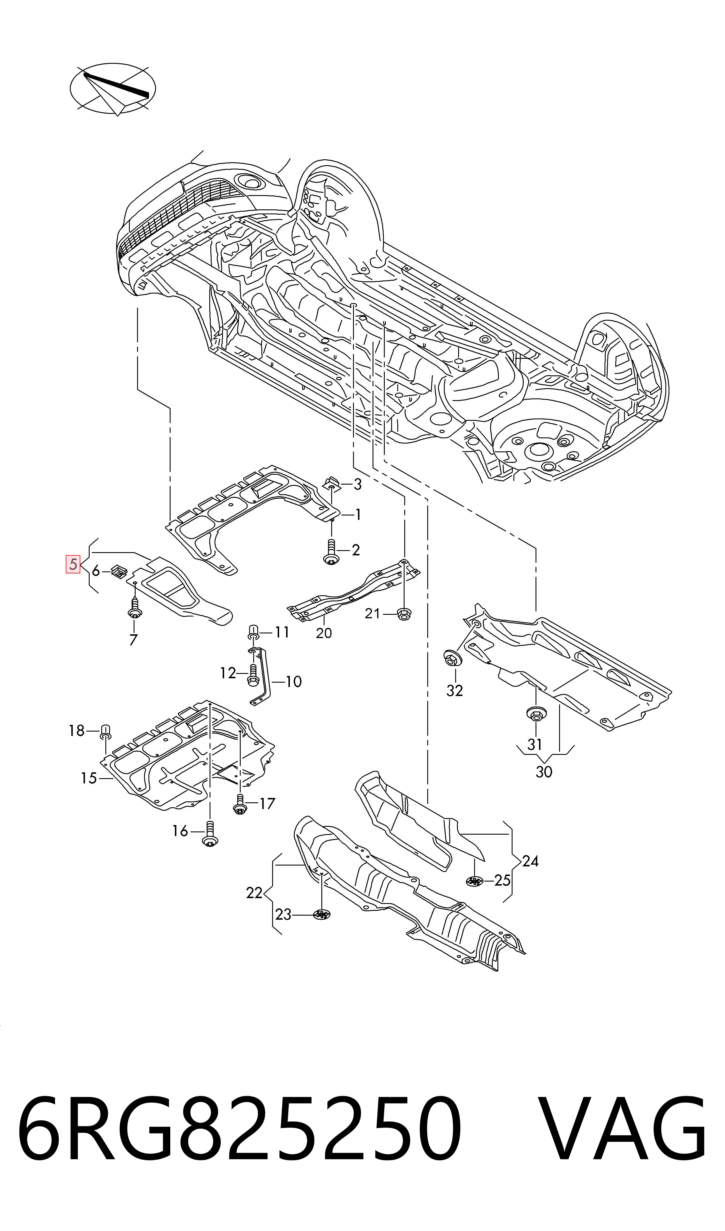 6RG825250 VAG 