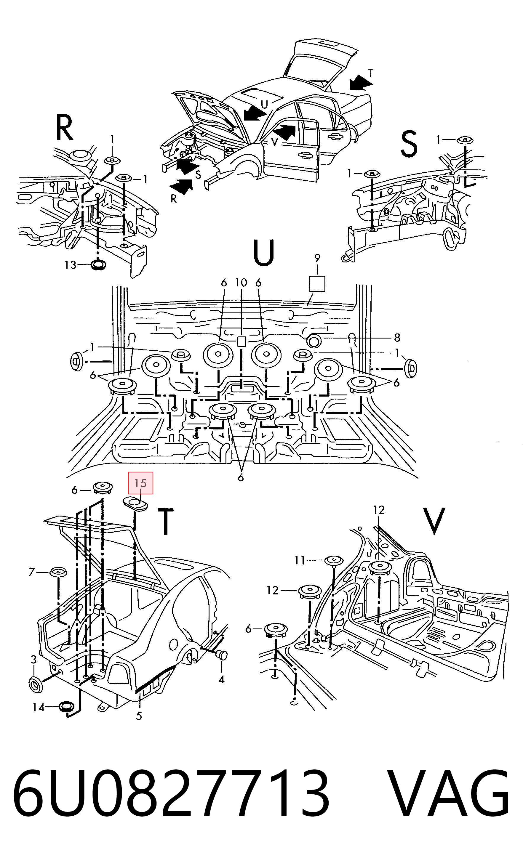 6U0827713 VAG 
