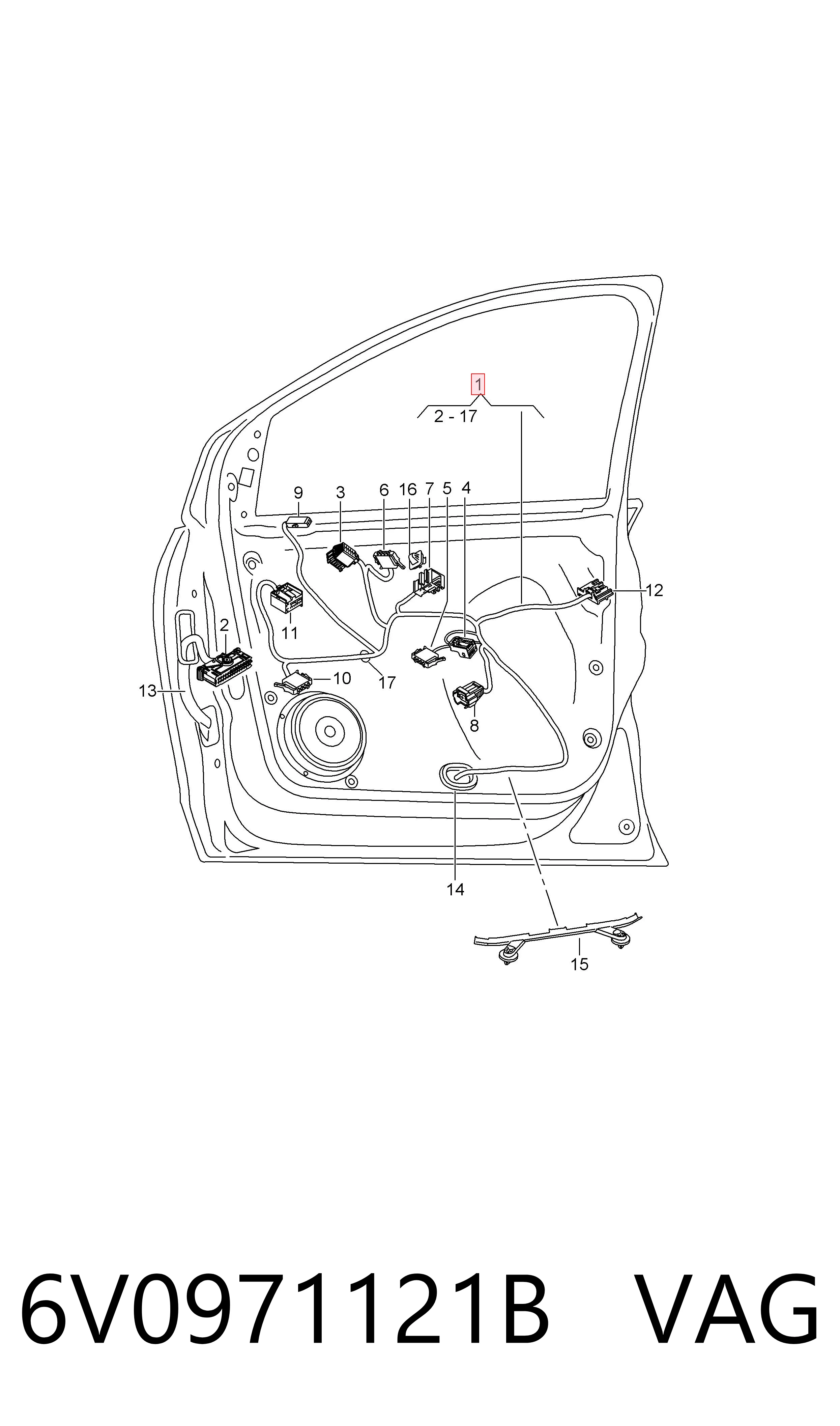 6V0971121B VAG 