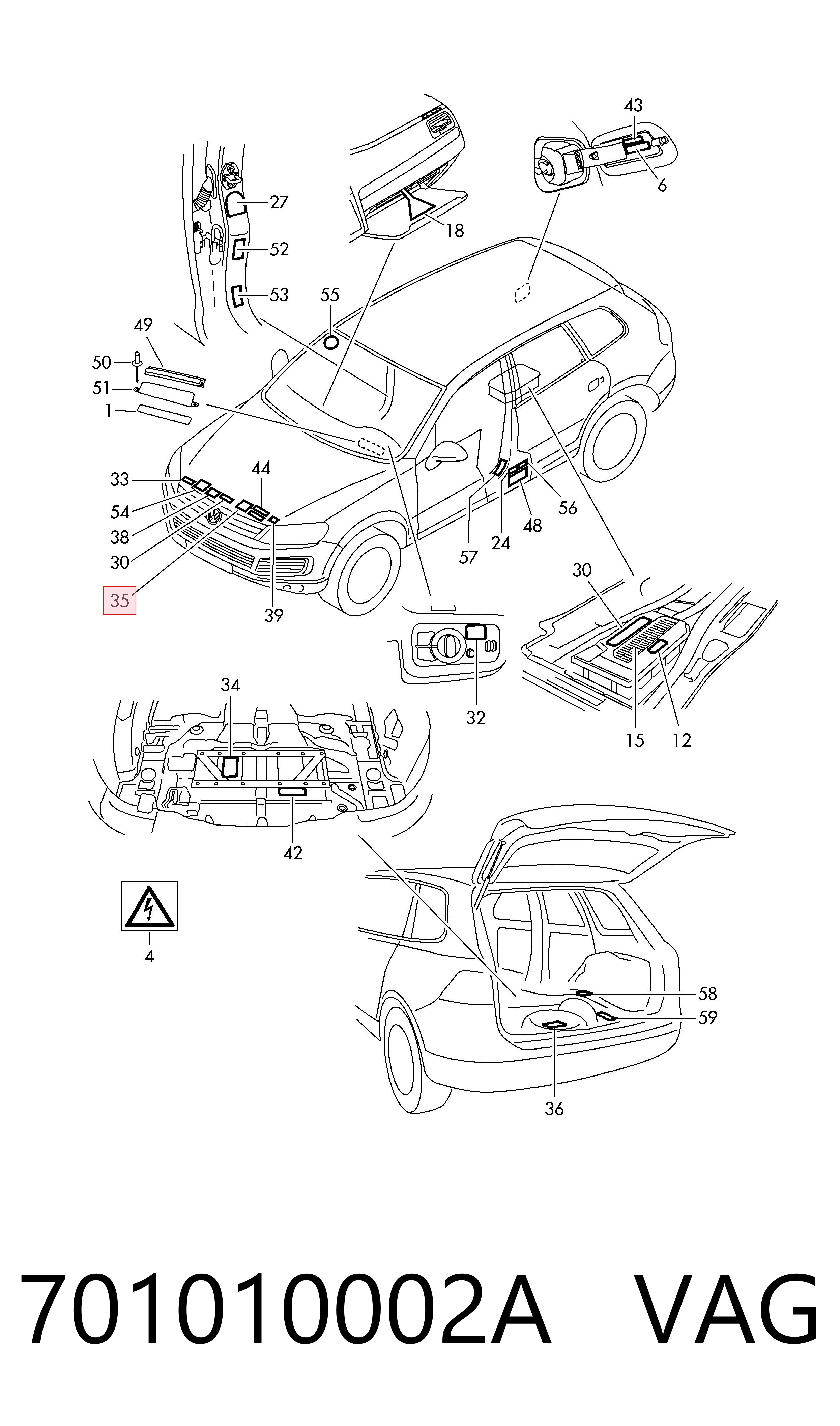 Наклейка на крило переднє 6Q0010302 Bentley