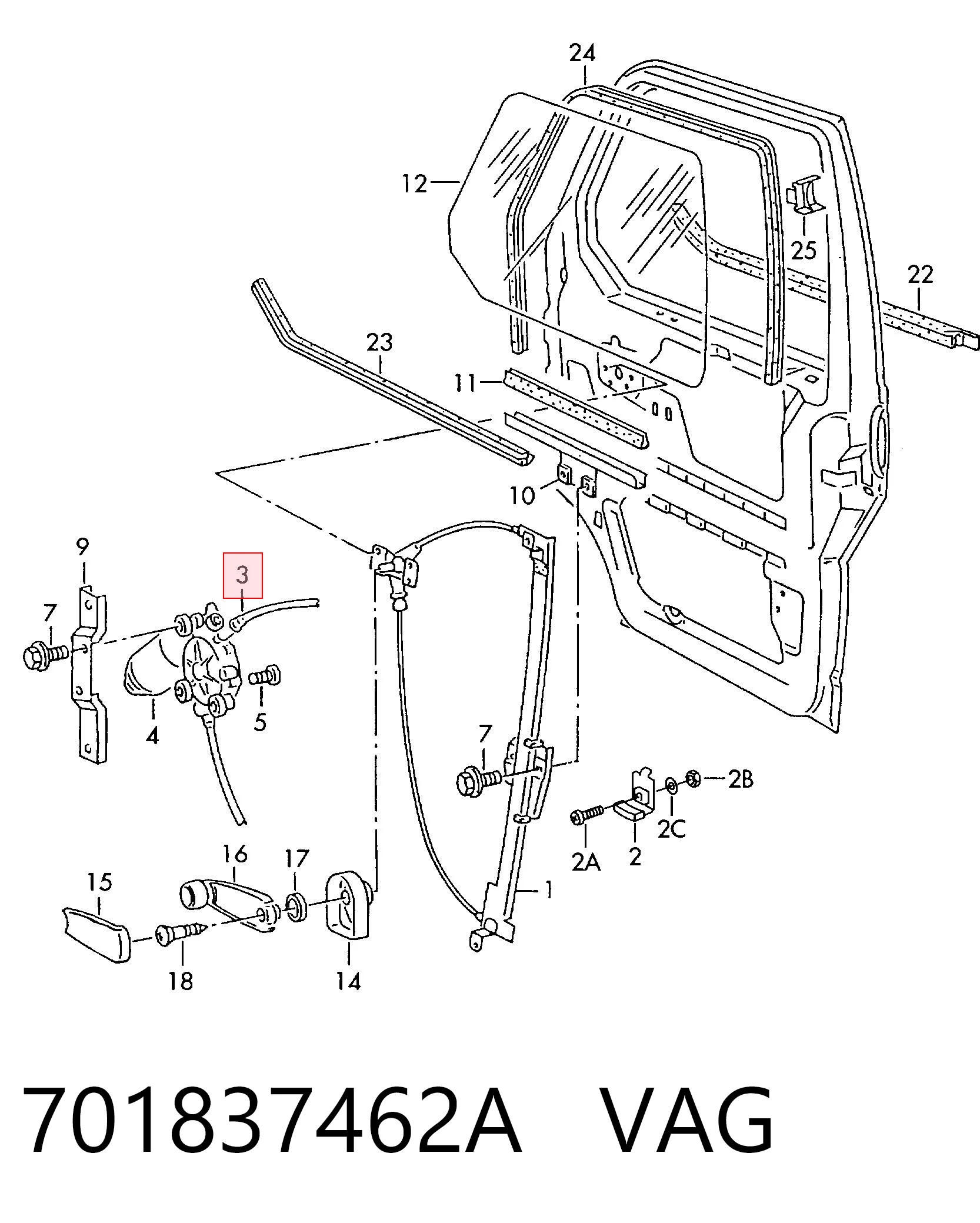 500830 Maxgear Механізм склопідіймача дверей передніх, правих