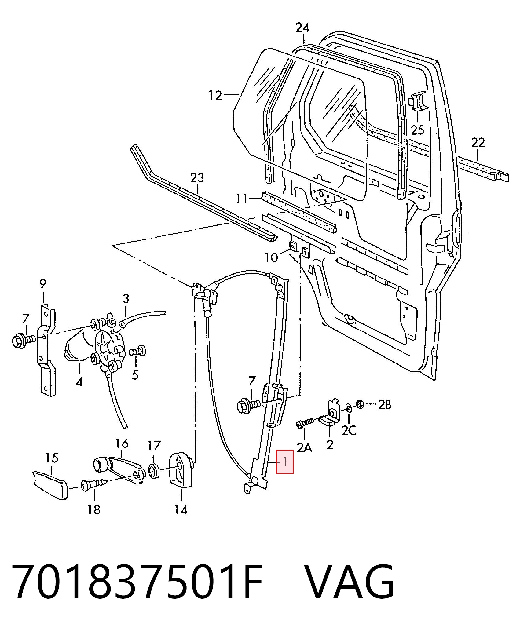 Склопідйомник з електродвигуном FPS 9558131 ціна, від 22.59 USD