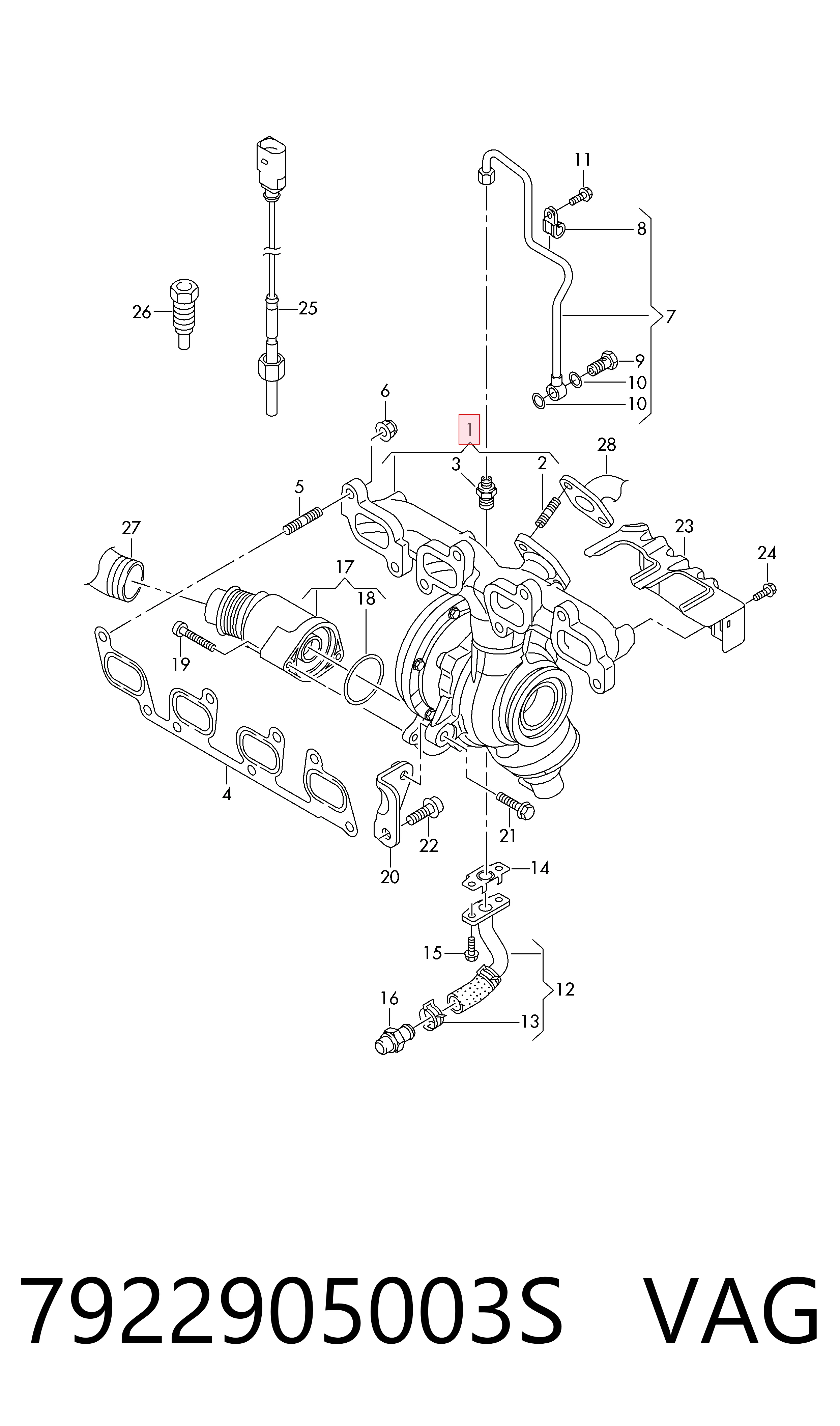 Турбіна SL Turbo 03L253016M ціна, від 385.67 USD