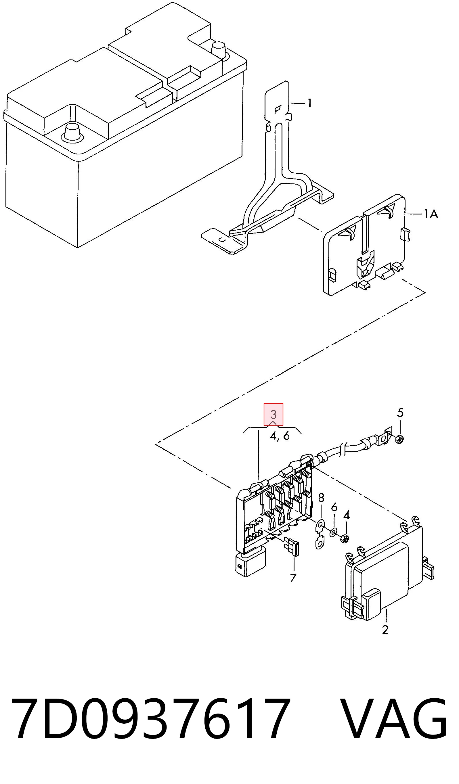  VAG 7D0937617 ціна, від 57.01 USD