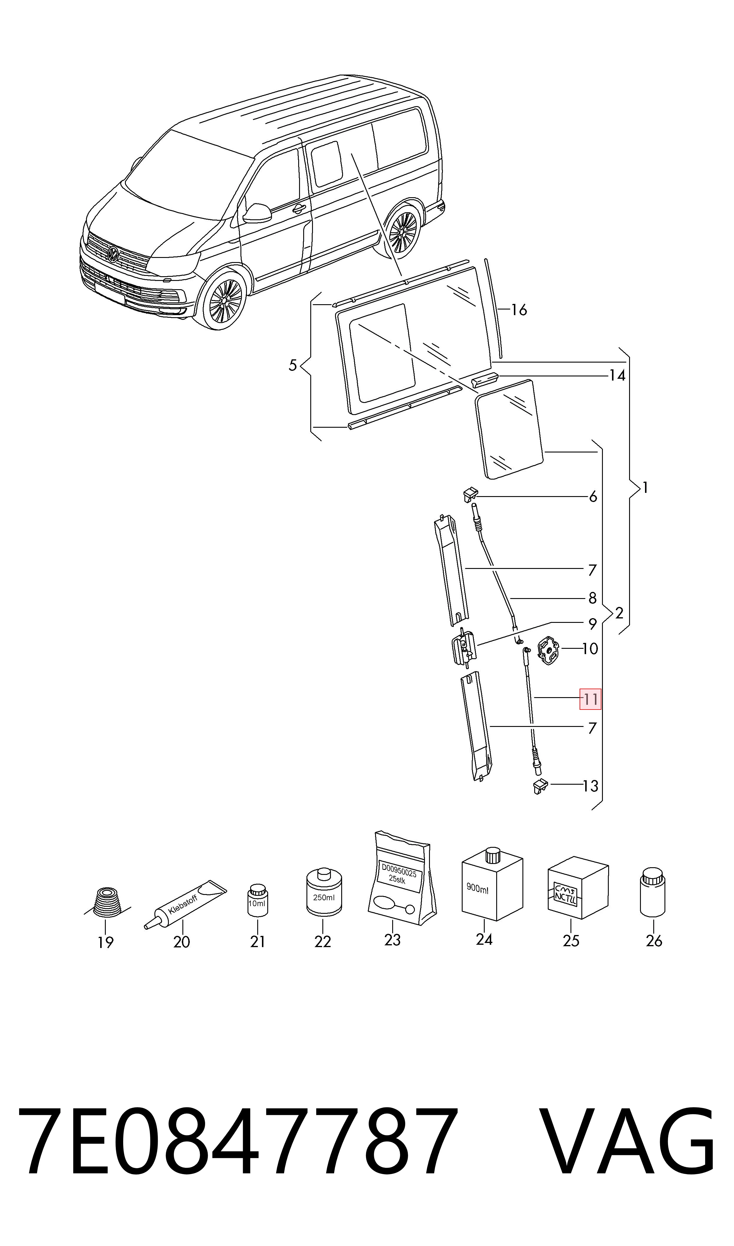  VAG 7E0847787 ціна, від 15.46 USD