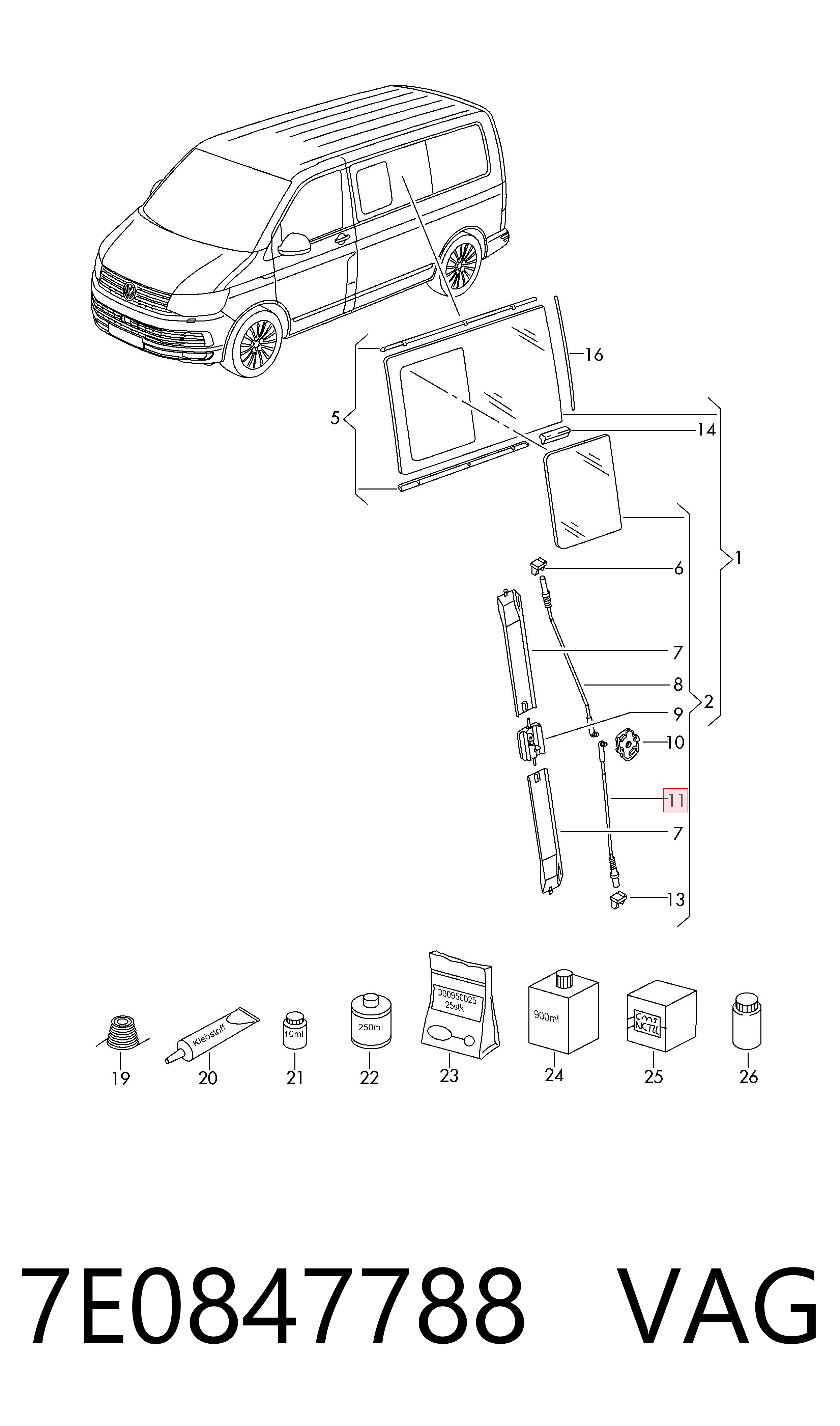  VAG 7E0847788 ціна, від 18.41 USD