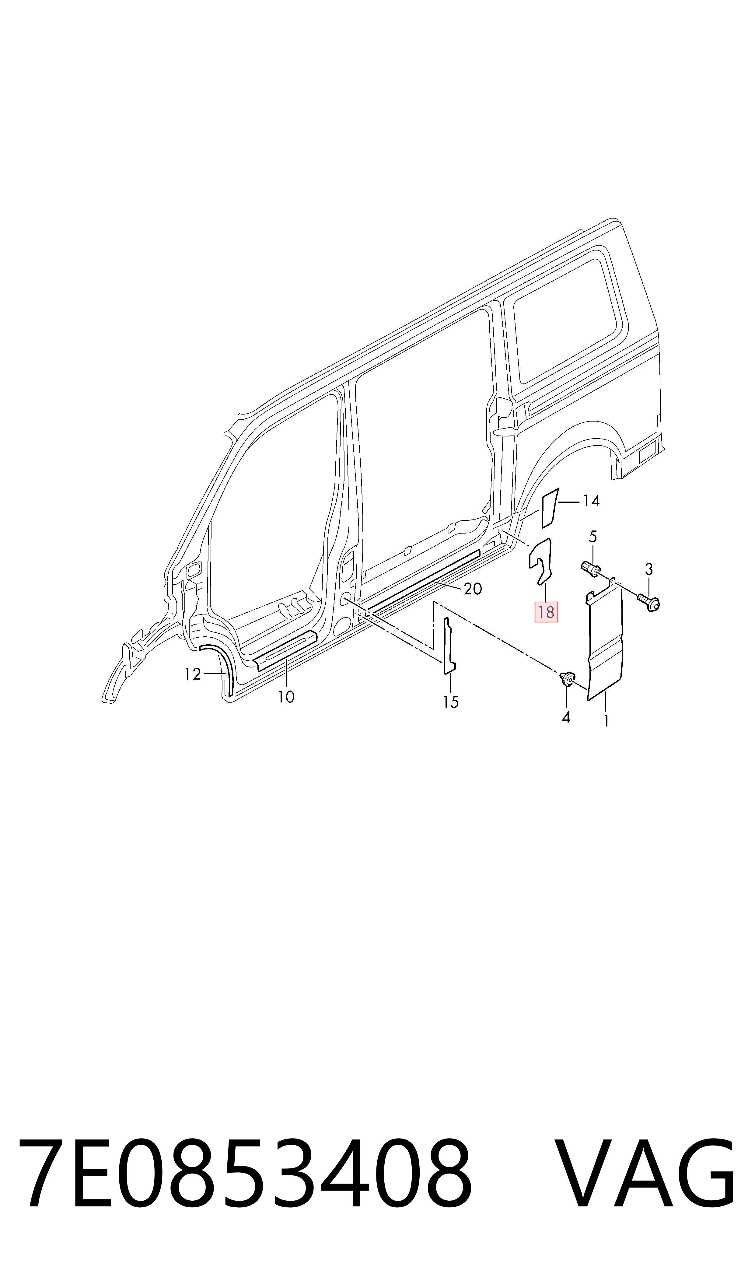  VAG 7E0853408 ціна, від 15.89 USD
