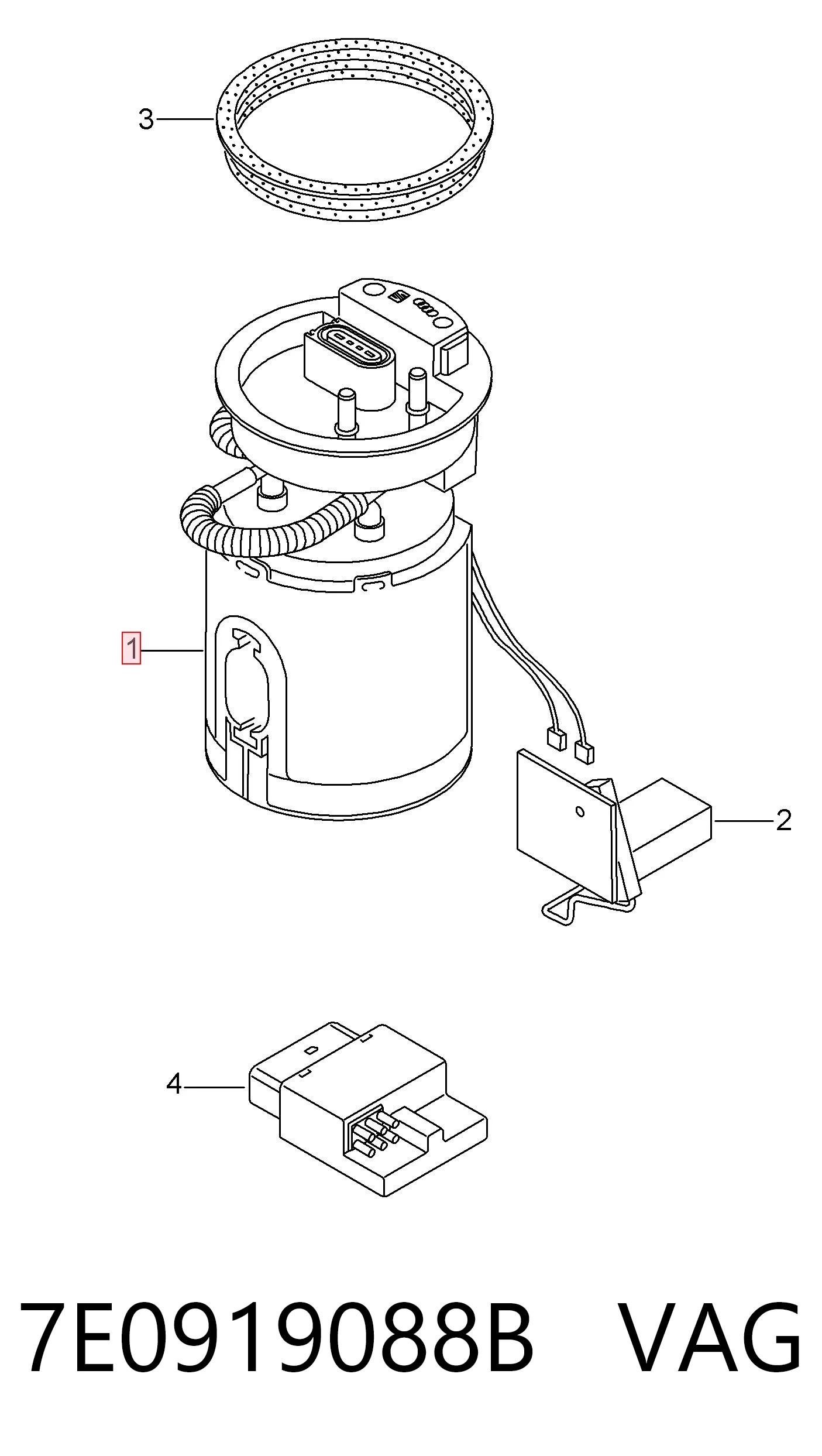 Модуль бензонасоса Magneti Marelli MAM00105M ціна, від 114.60 USD