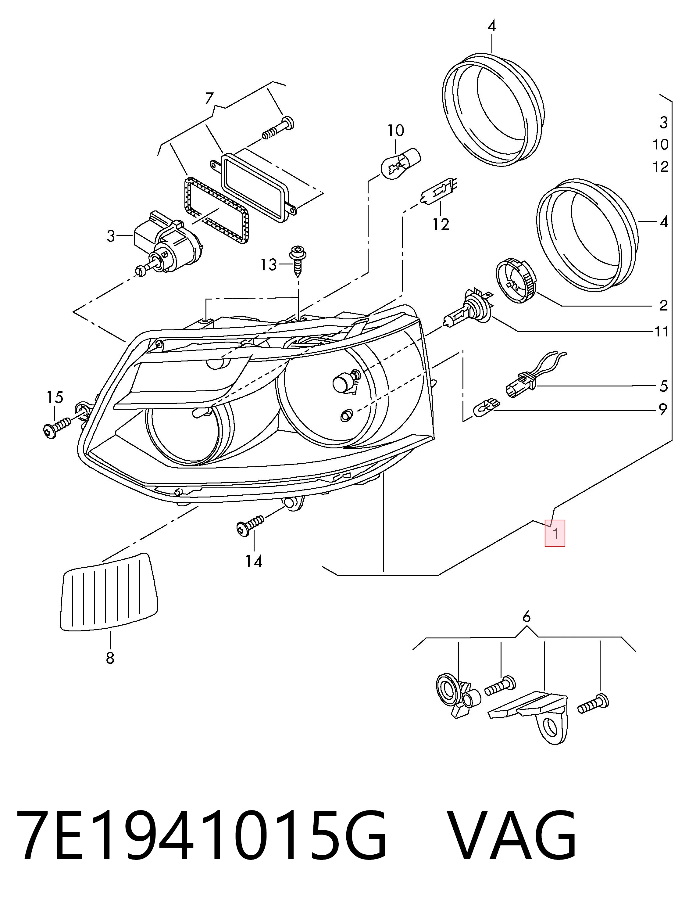Фара Magneti Marelli LPN002