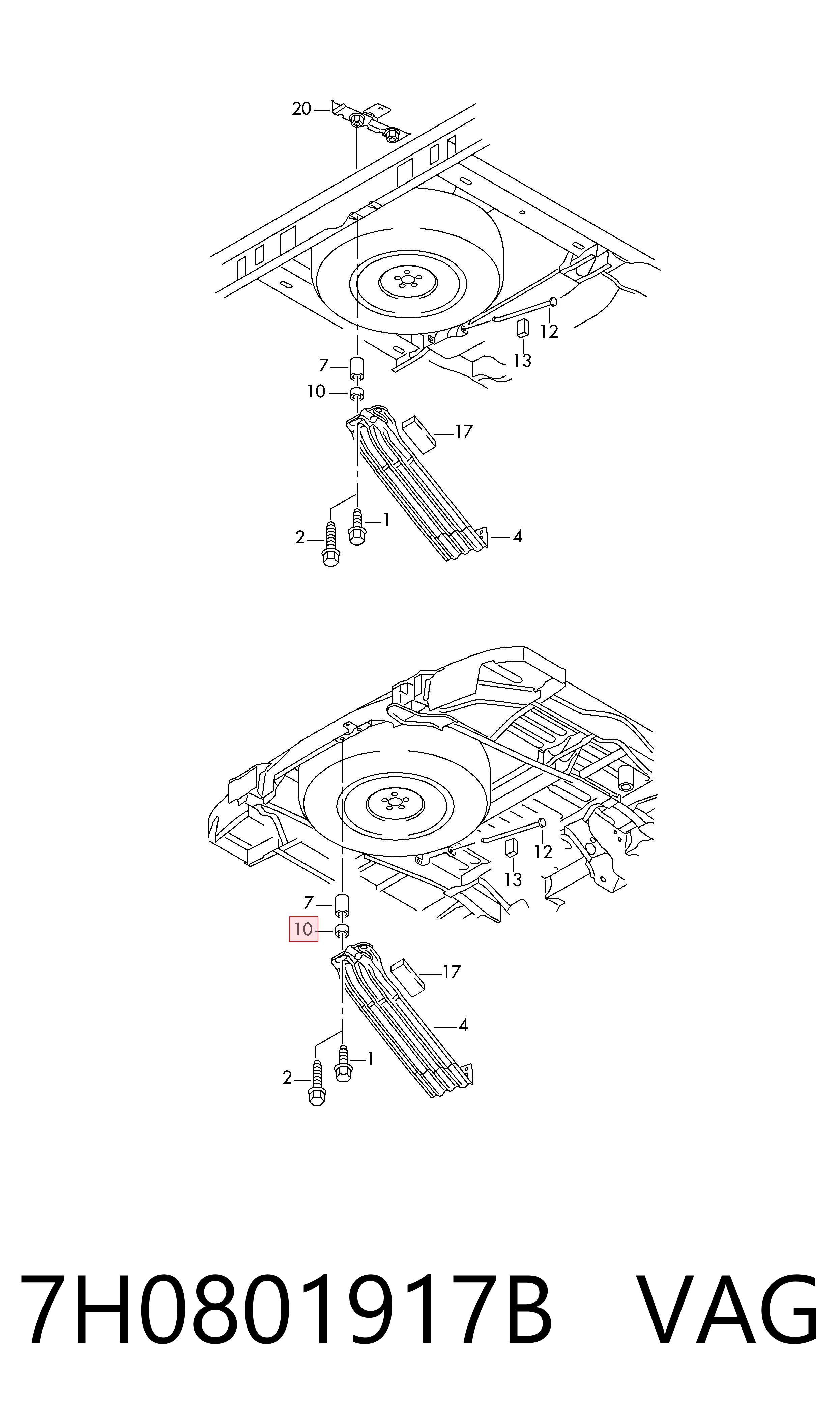  VAG 7H0801917B ціна, від 5.49 USD