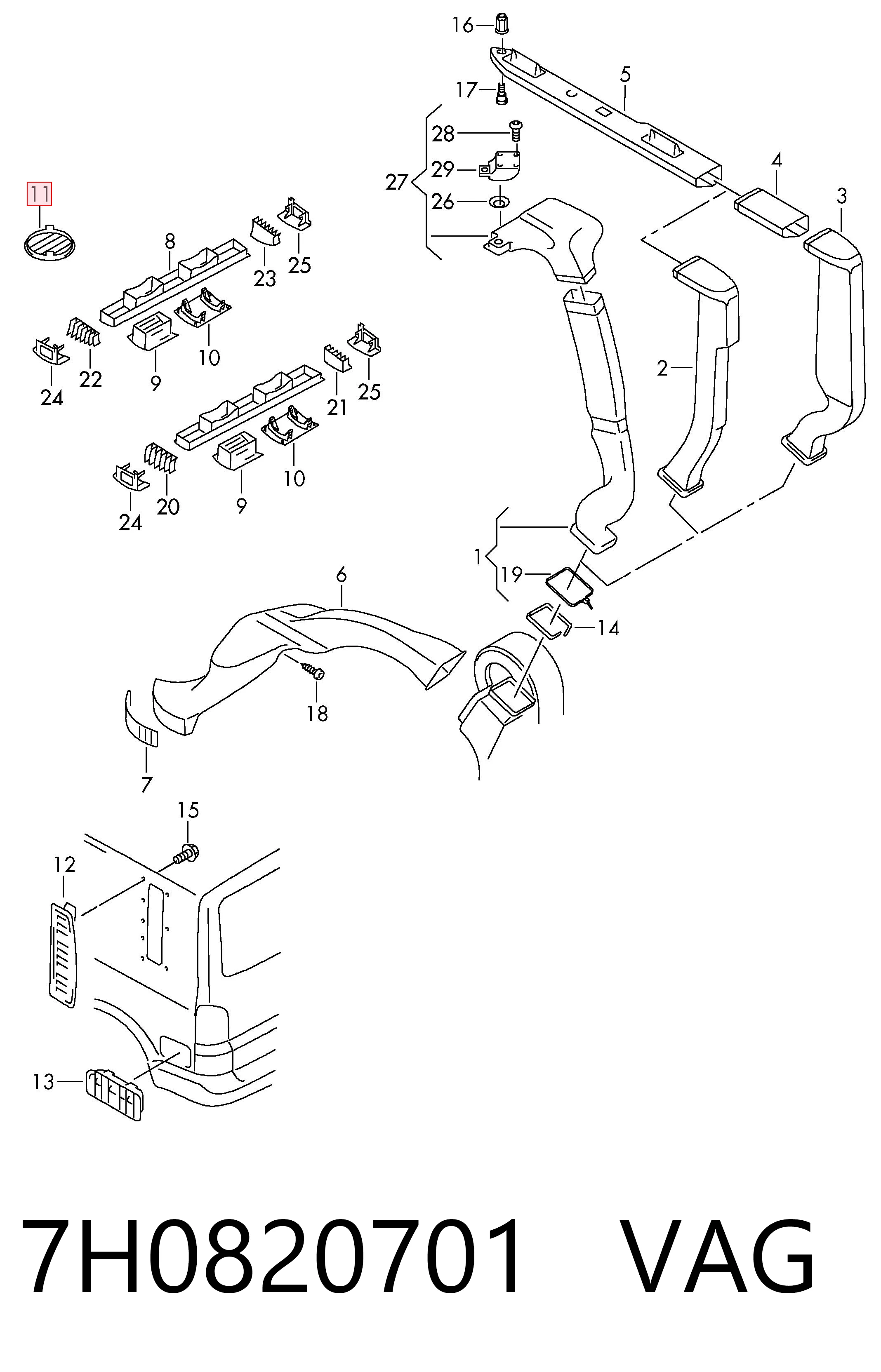 7H0820701 VAG 