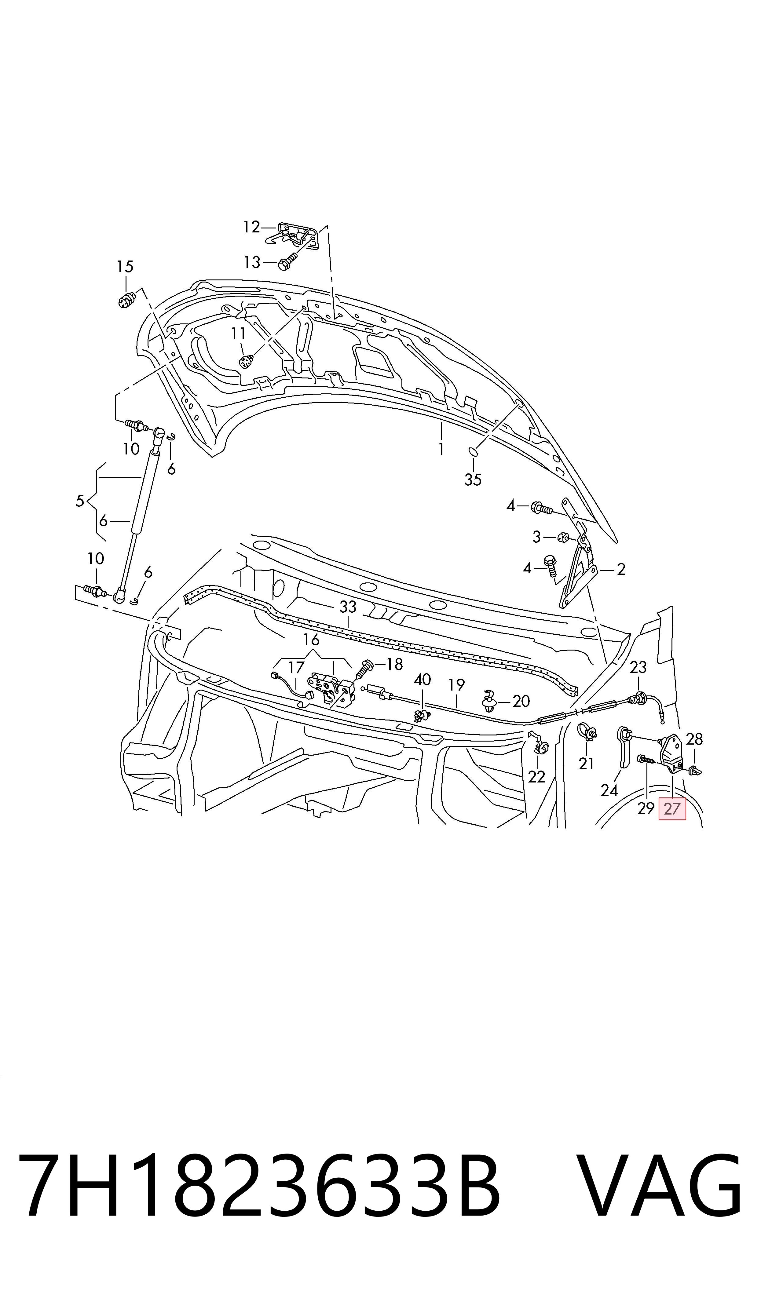 Кронштейн ручки відкривання капота Kemp 77644248 ціна, від 14.98 USD