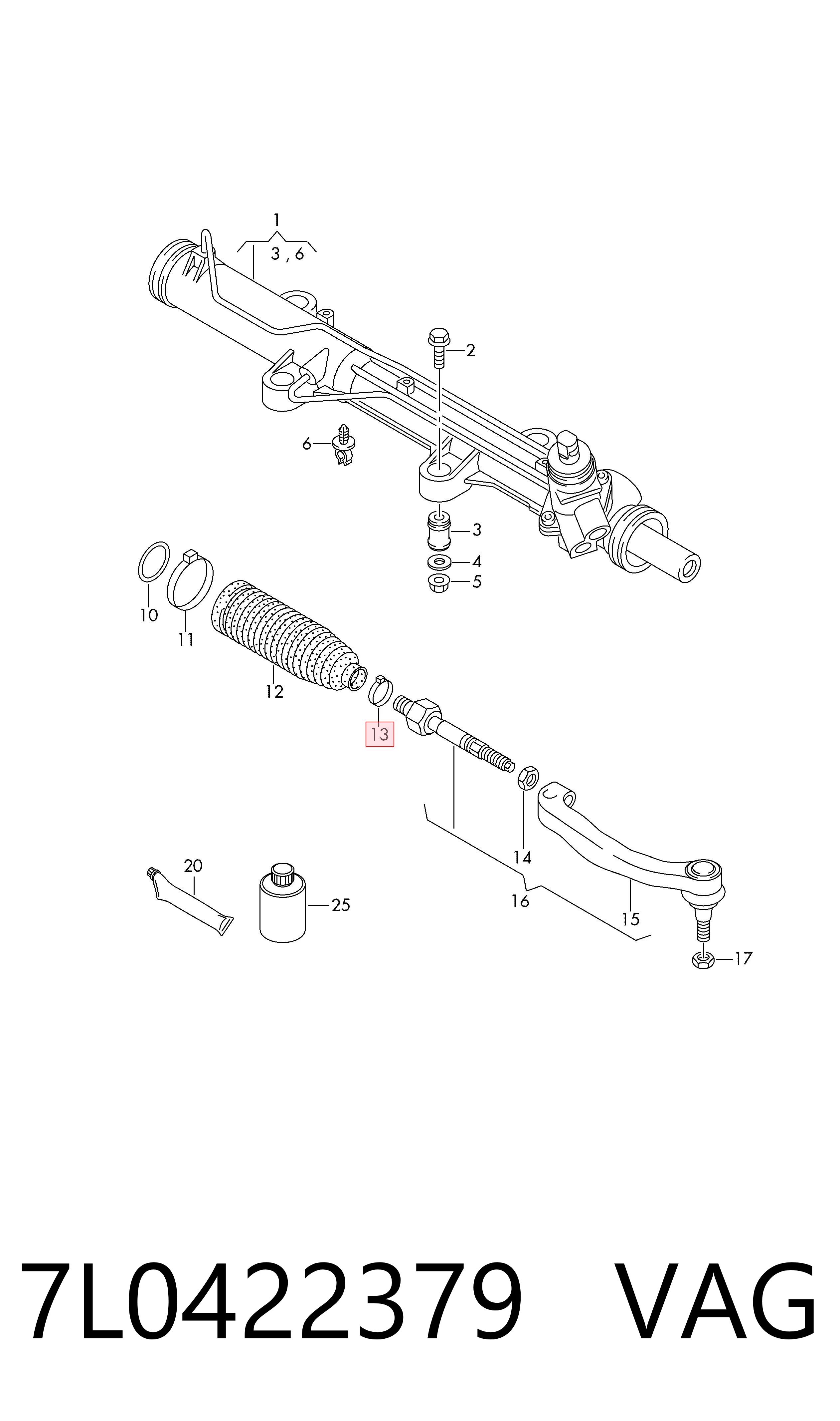  VAG 7L0422379 ціна, від 5.81 USD