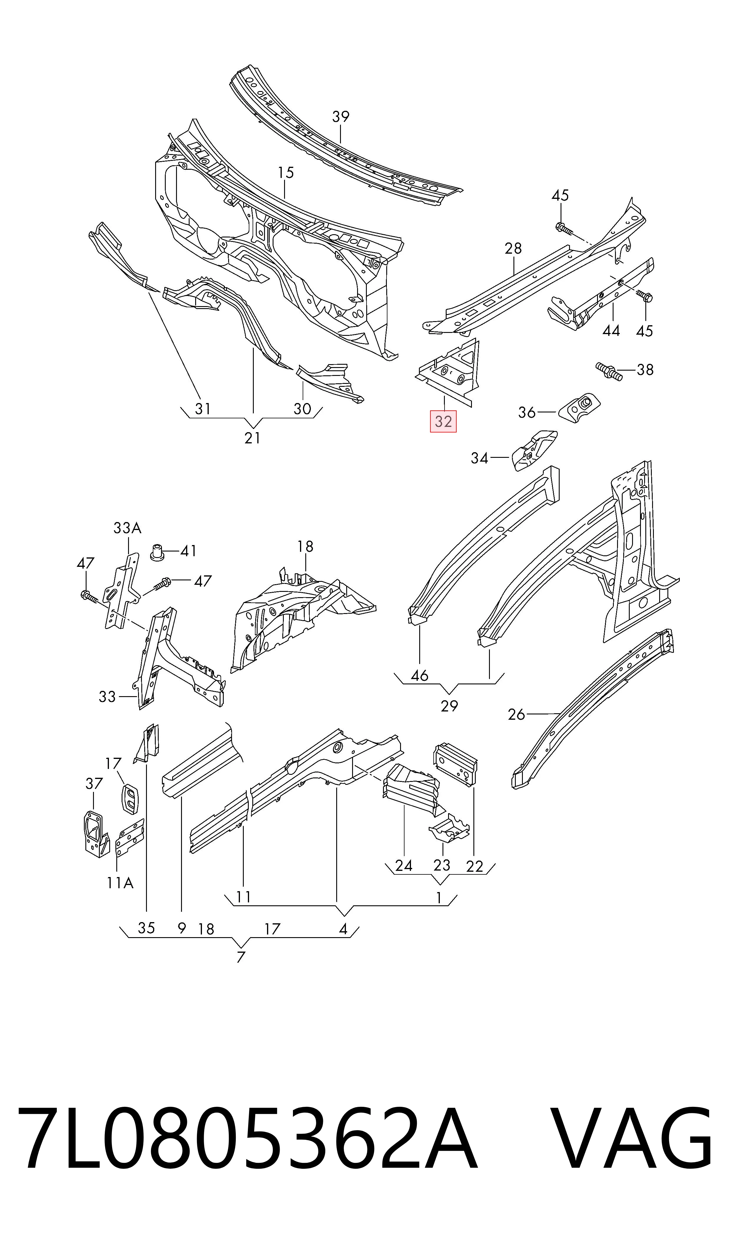 7L0805362A VAG 