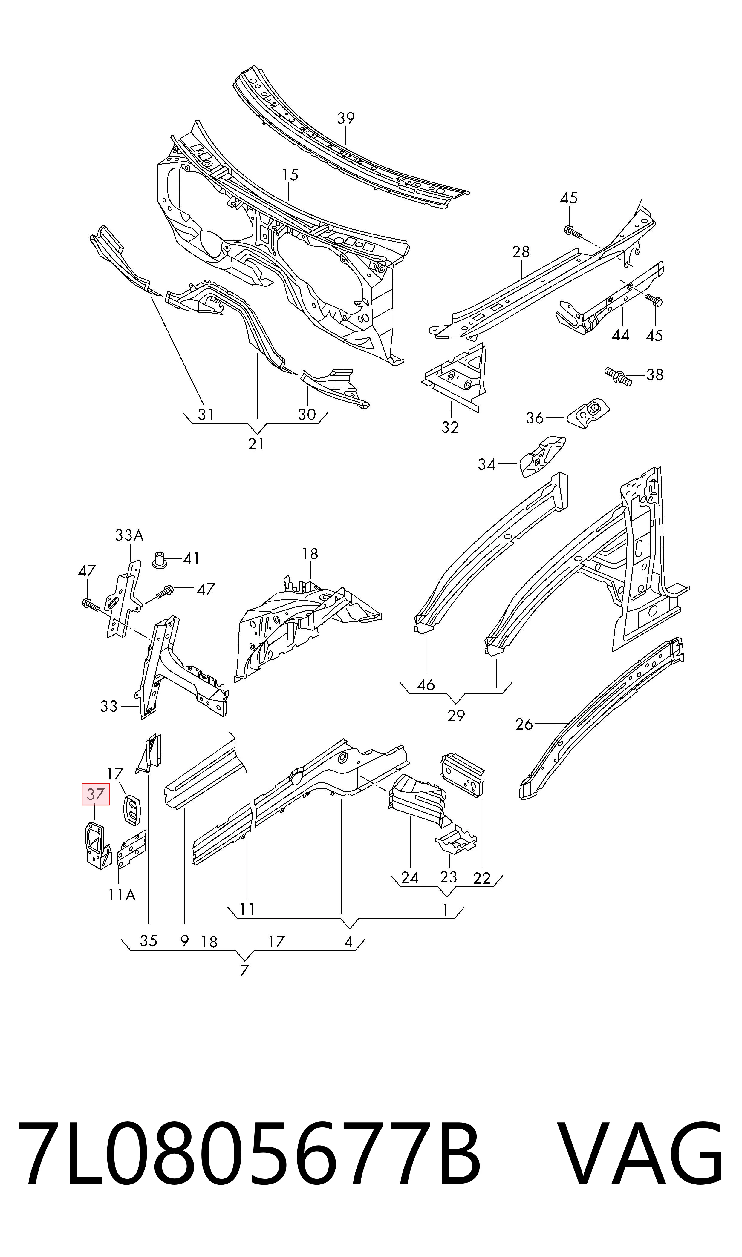 7L0805677B VAG 