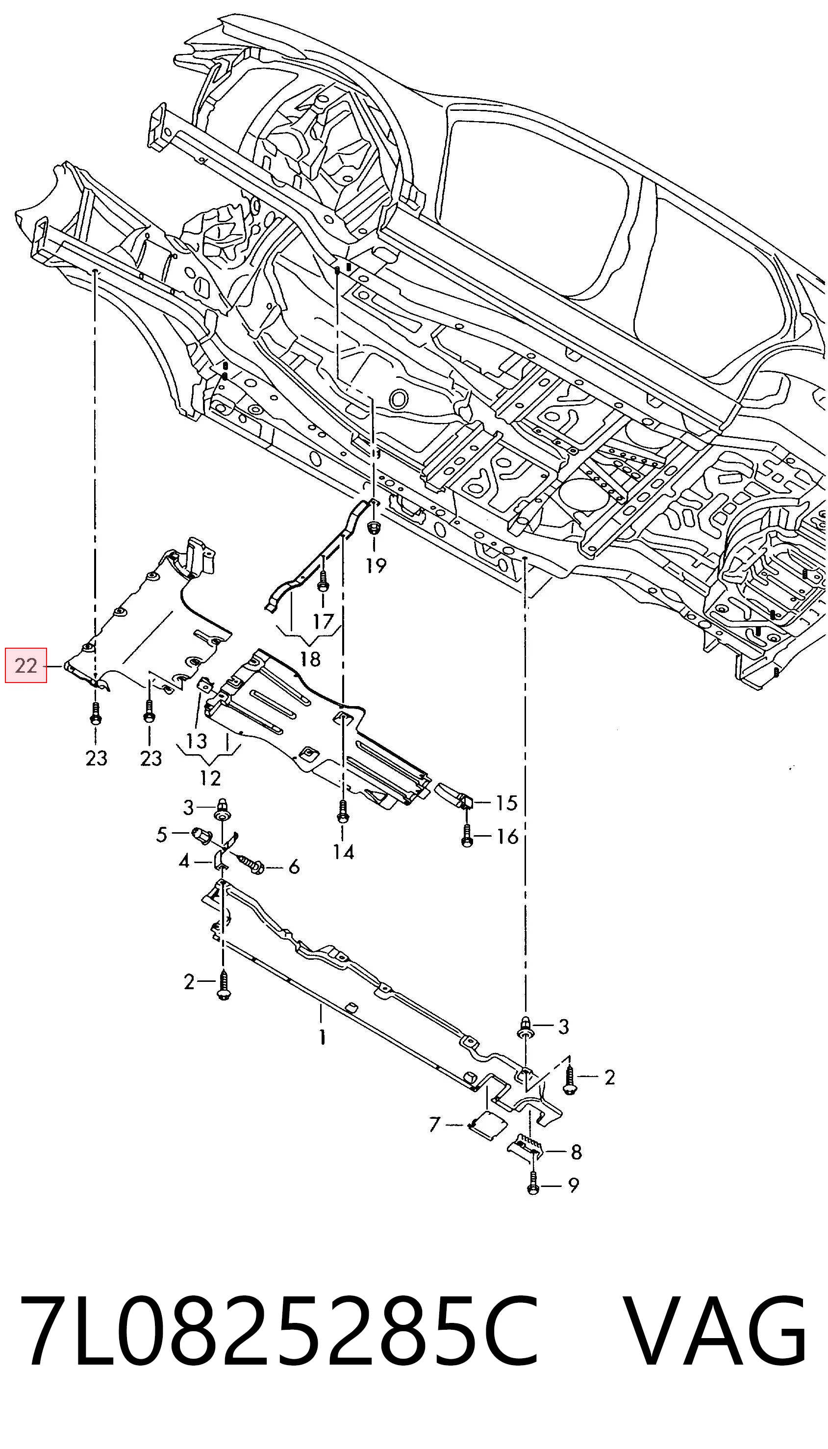 Захист двигуна передній CVR98388 Magneti Marelli