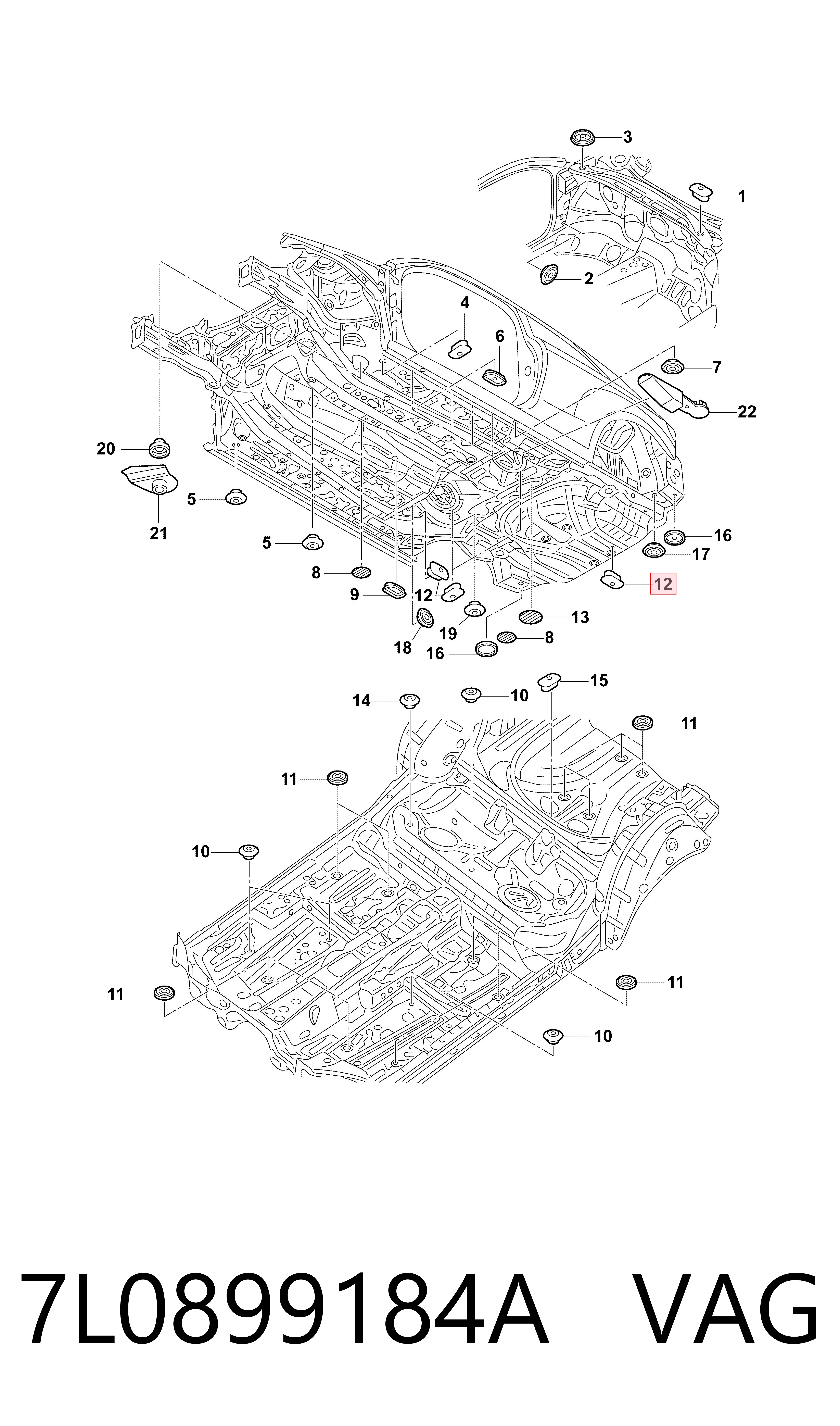  VAG 7L0899184A ціна, від 1.32 USD