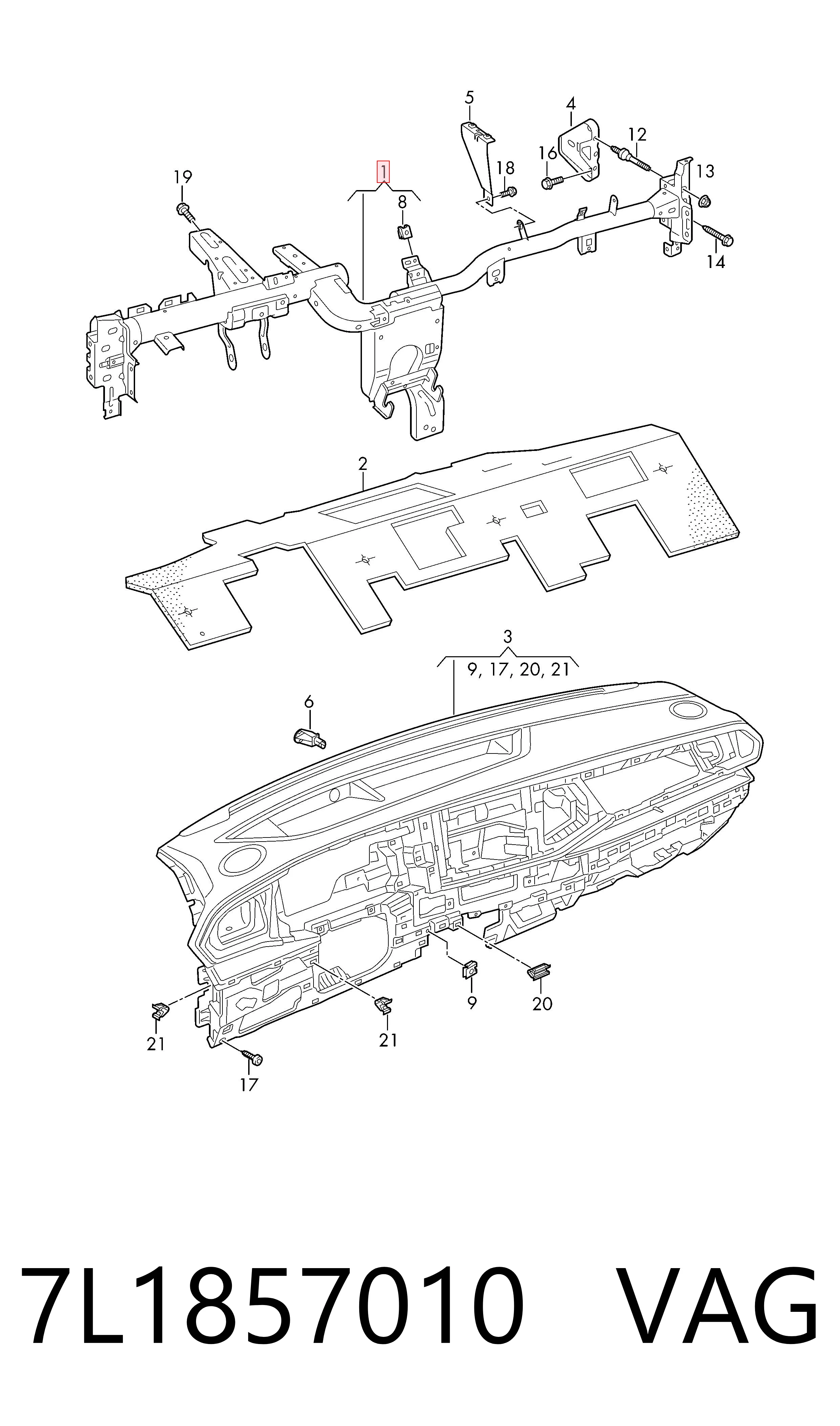 7L1857010 VAG 
