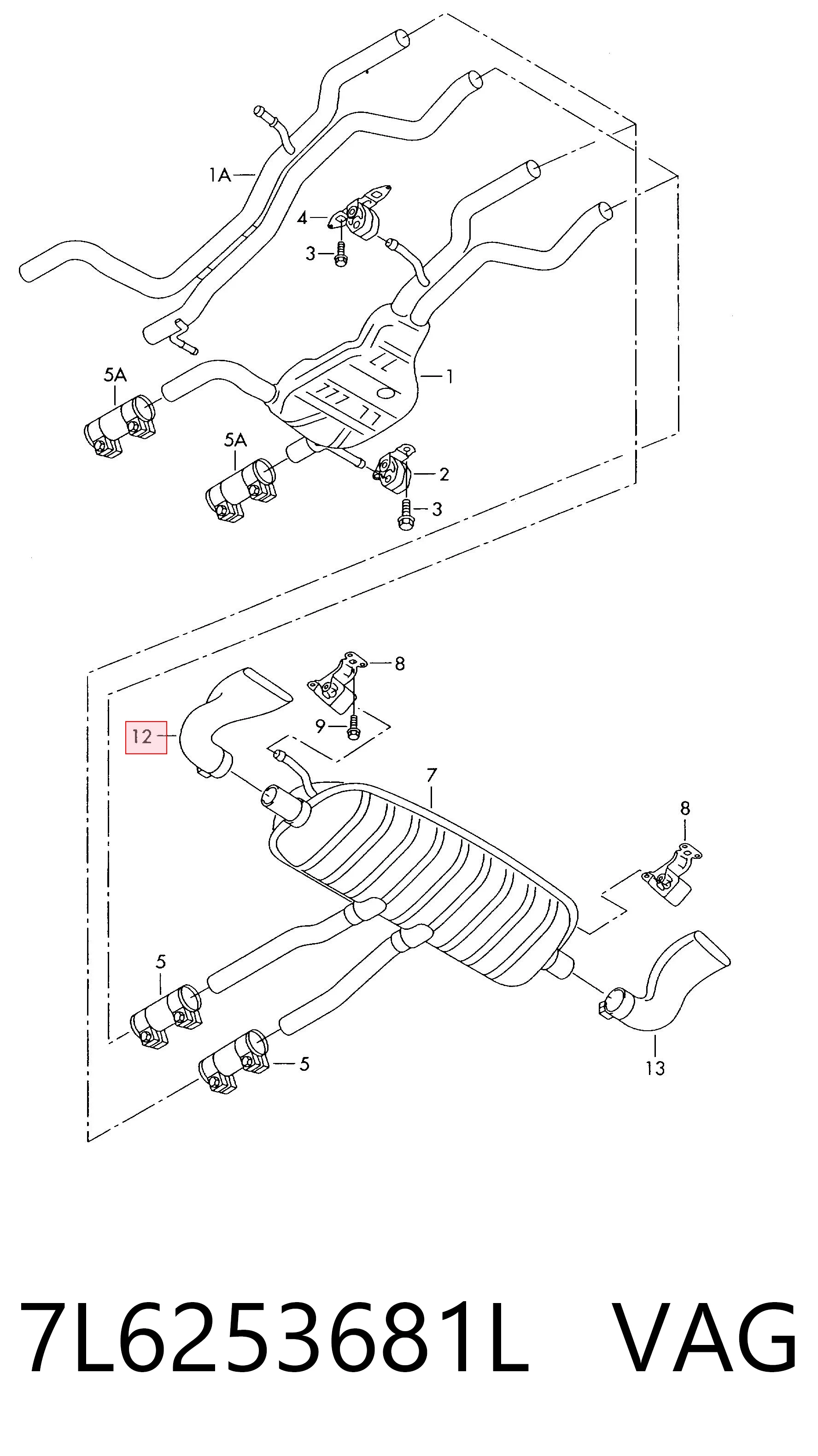 7L6253681L VAG Глушилка