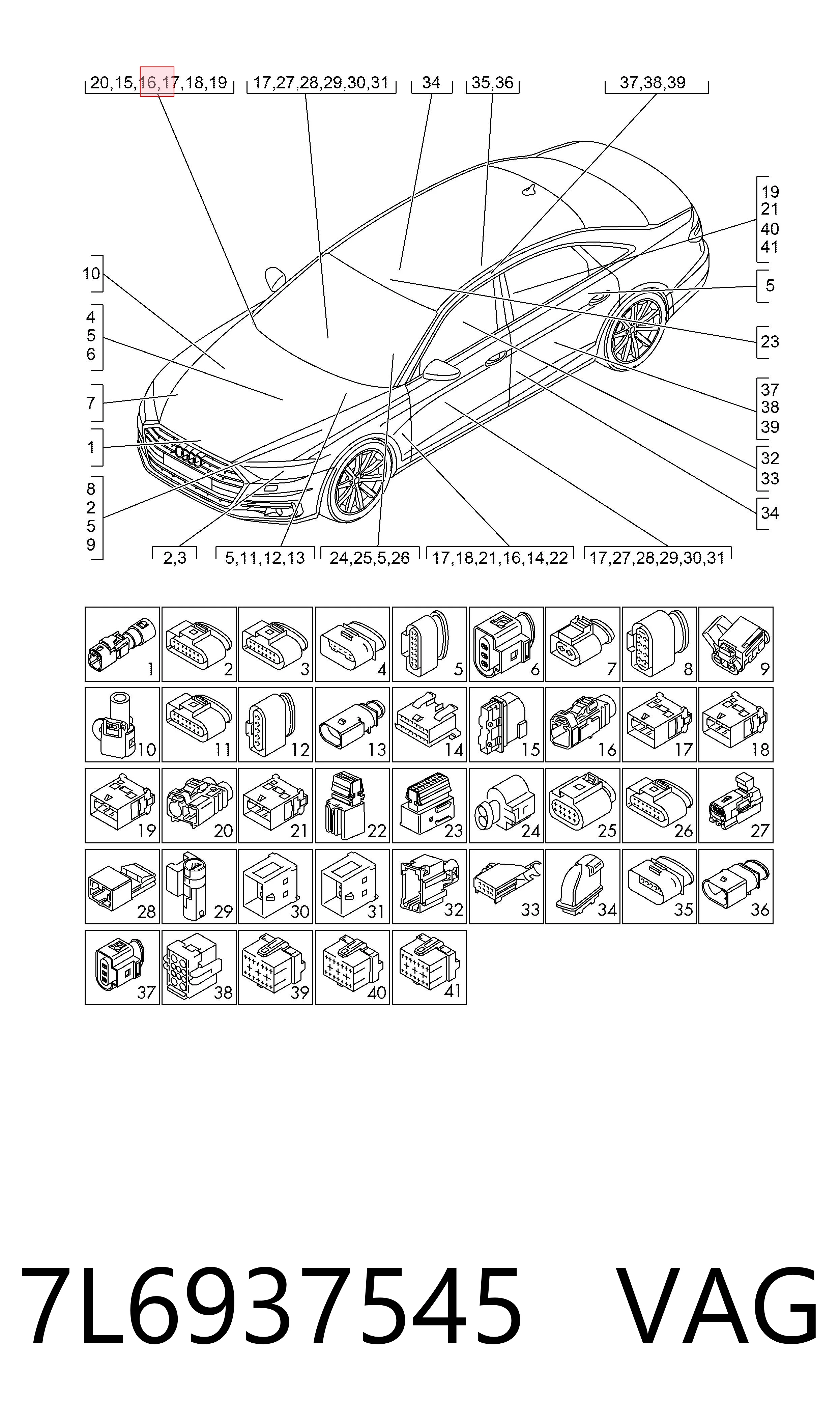  VAG 7L6937545 ціна, від 5.07 USD