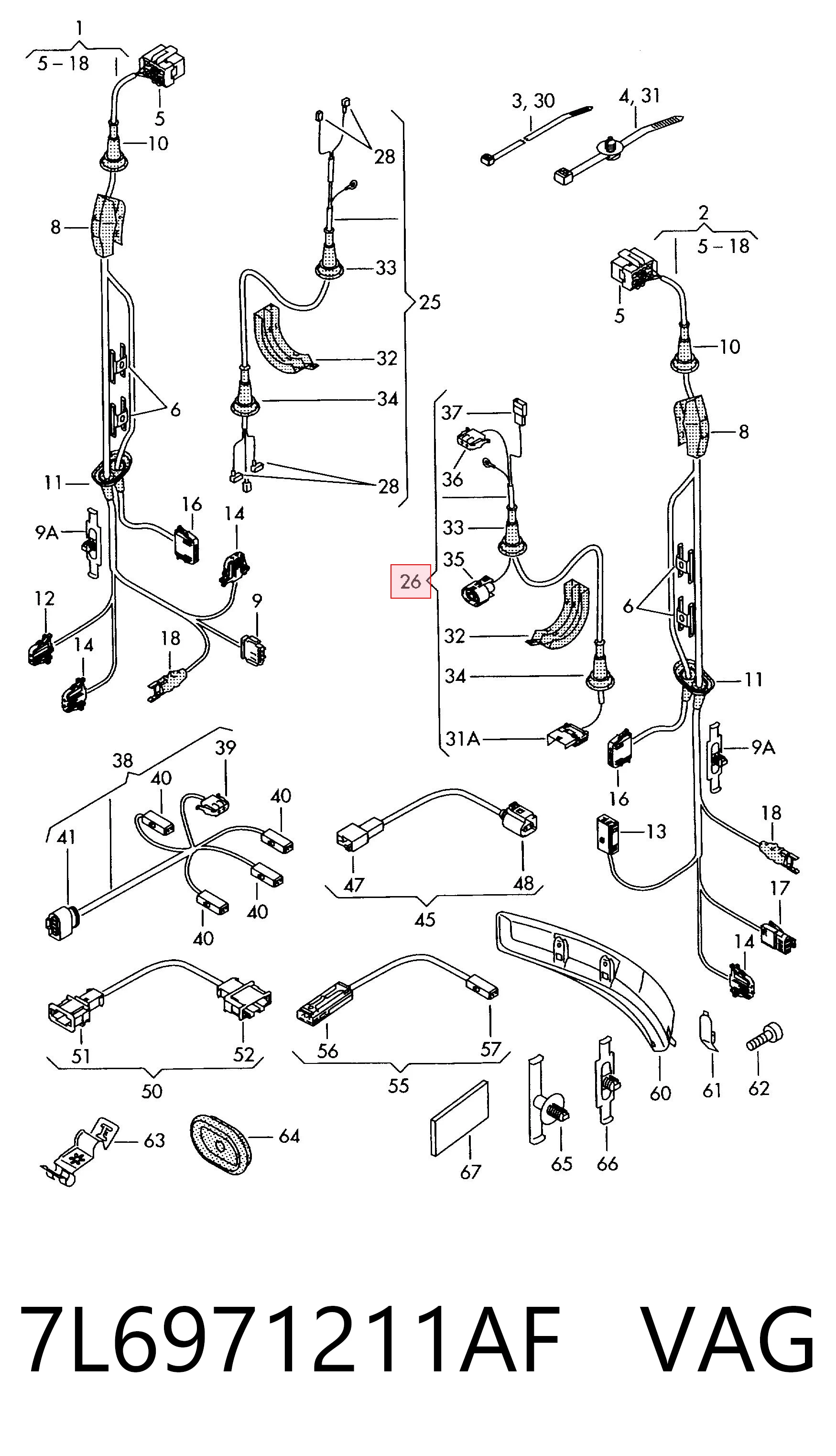 7L6971211AF VAG 