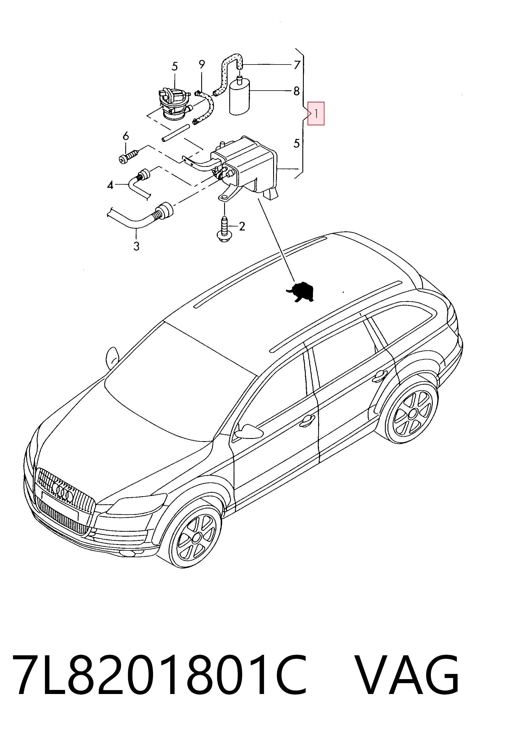 7L8201801C VAG Абсорбер