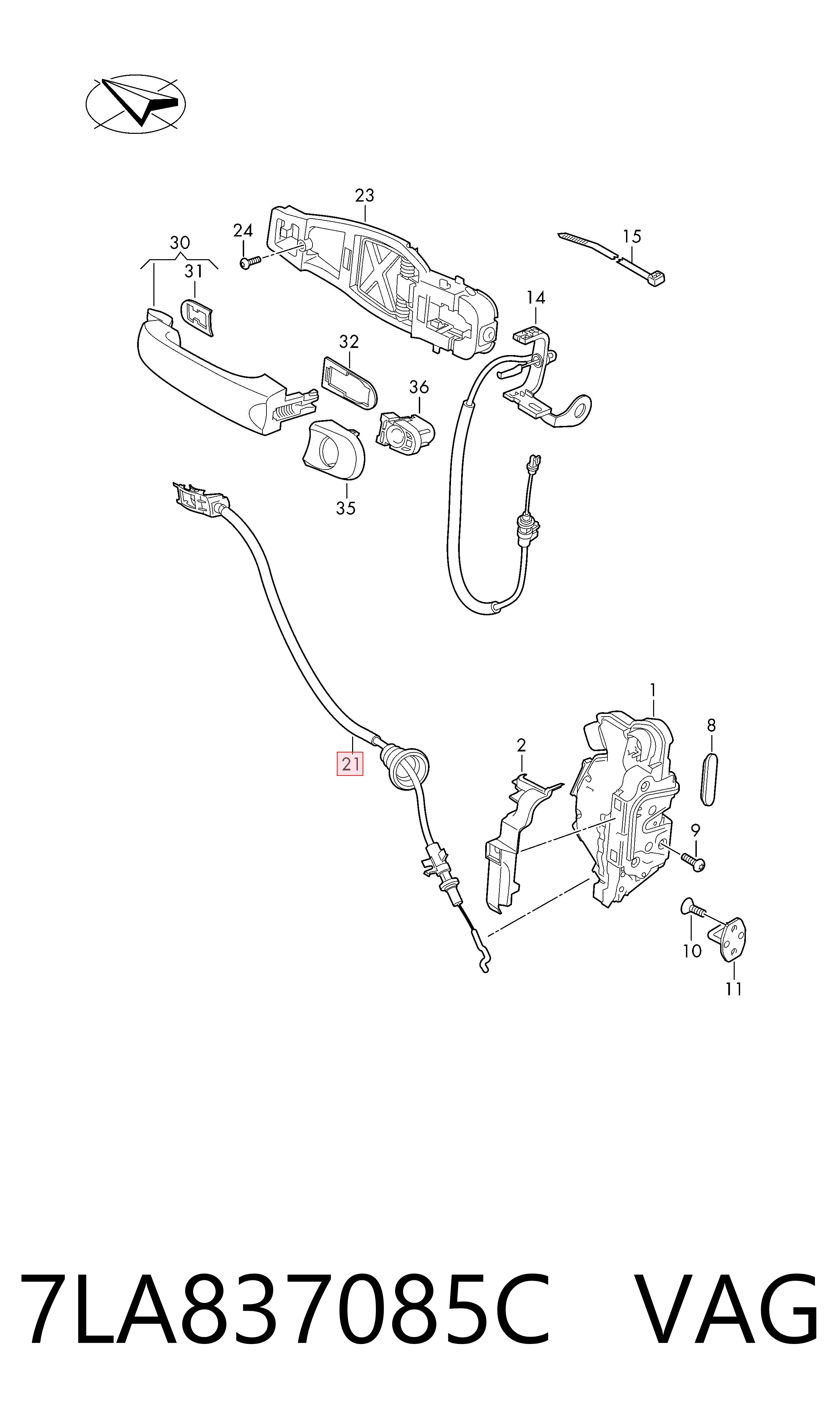 7LA837085C VAG 