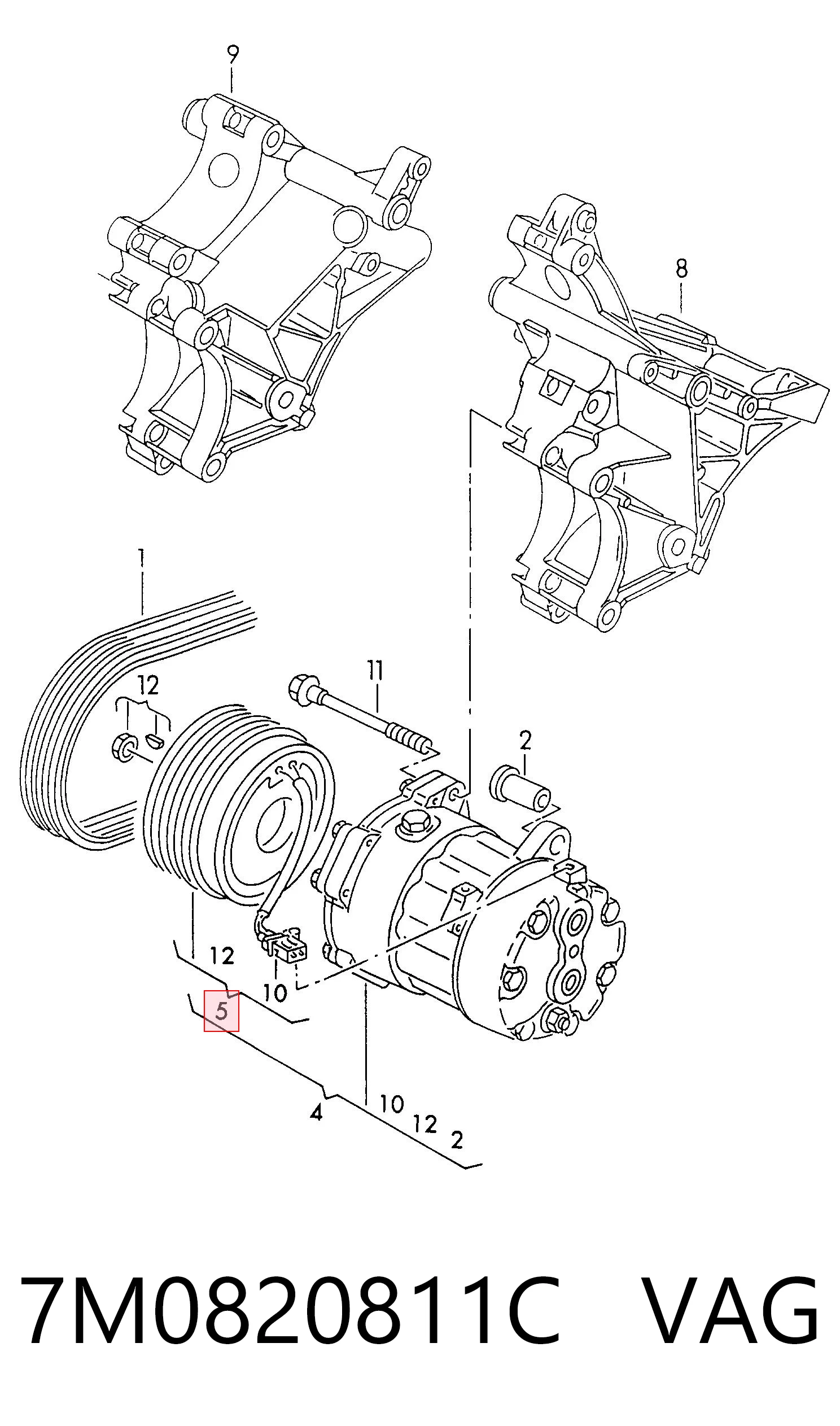 7M0820811C VAG