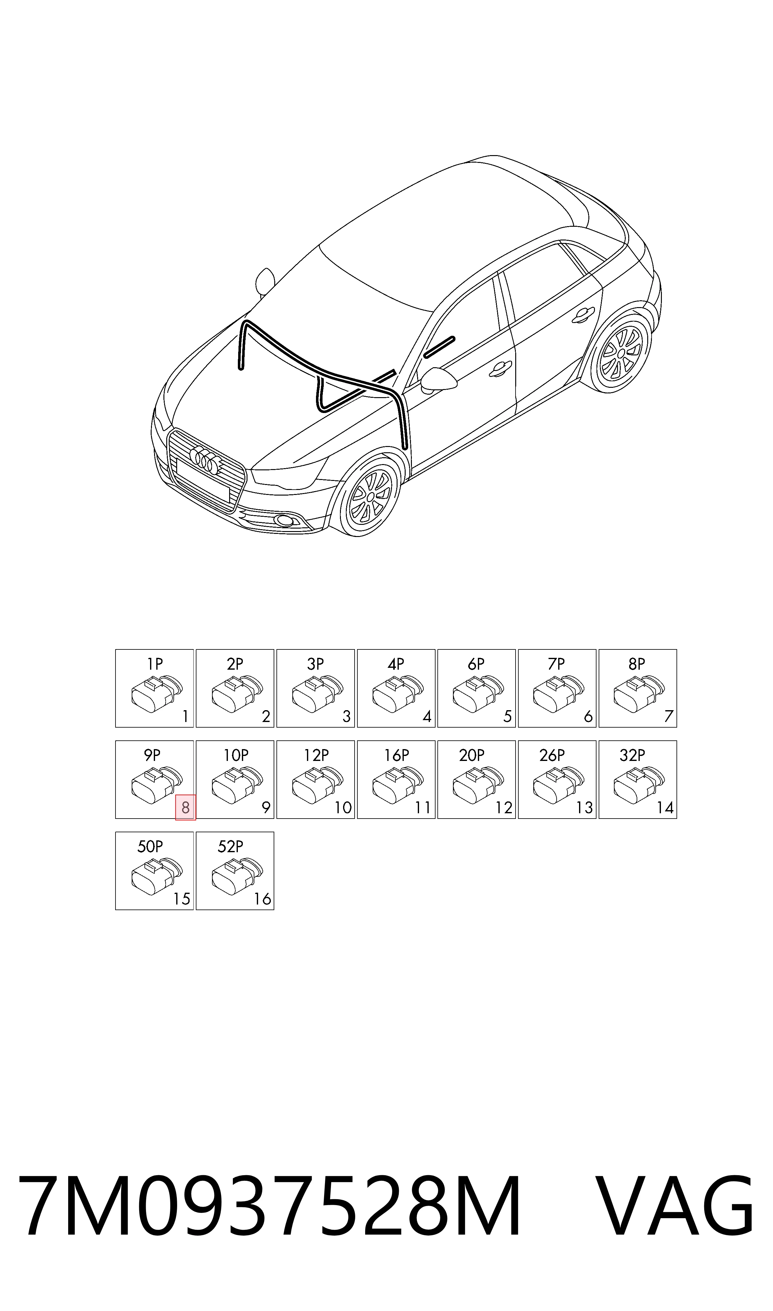 Коробка запобіжників Seat Ibiza III хетчбек (6L1) (2002 - 2009) ціна, від 8.47 USD
