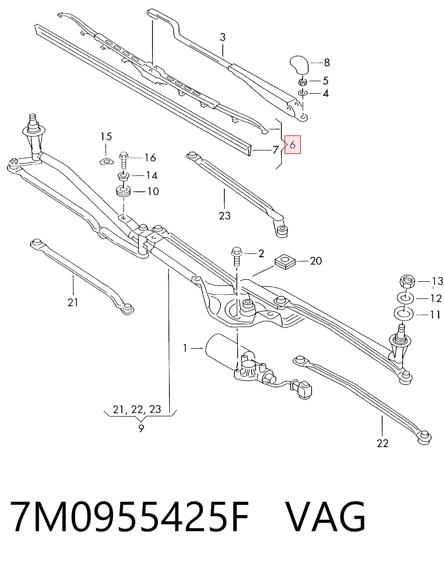 Щітка-двірник лобового скла, комплект з 2-х шт. Ford 1085233 ціна, від 26.96 USD