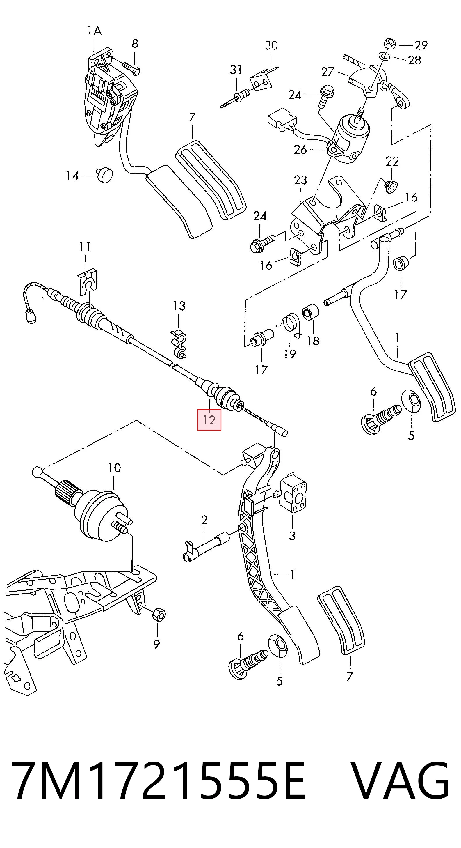 Купити 550381 Adriauto Трос газу