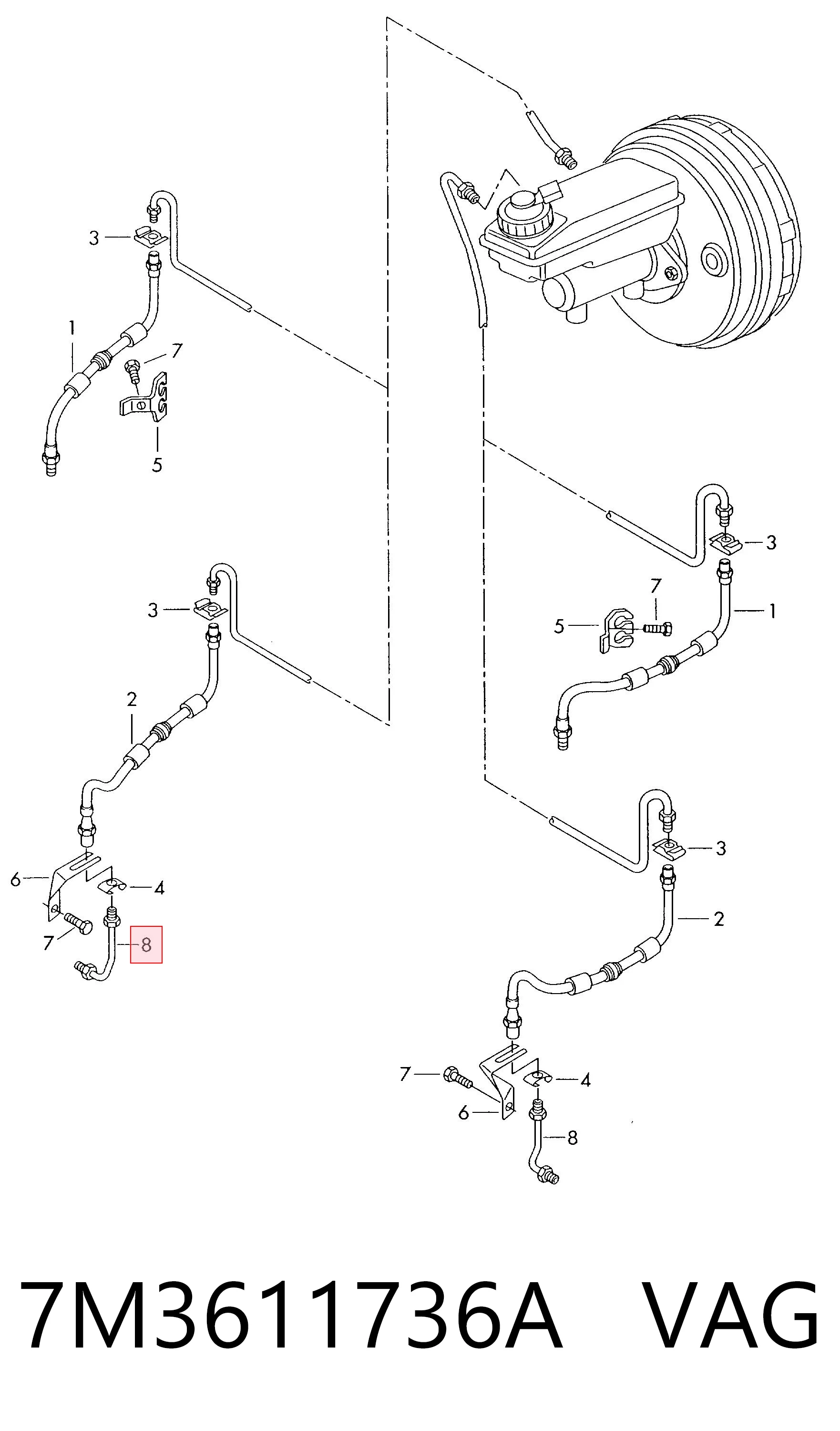 7M3611736A VAG