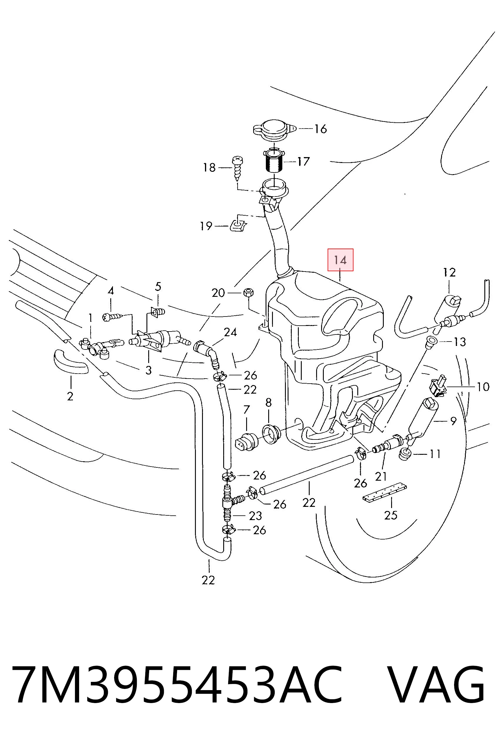 7M3955453AC VAG