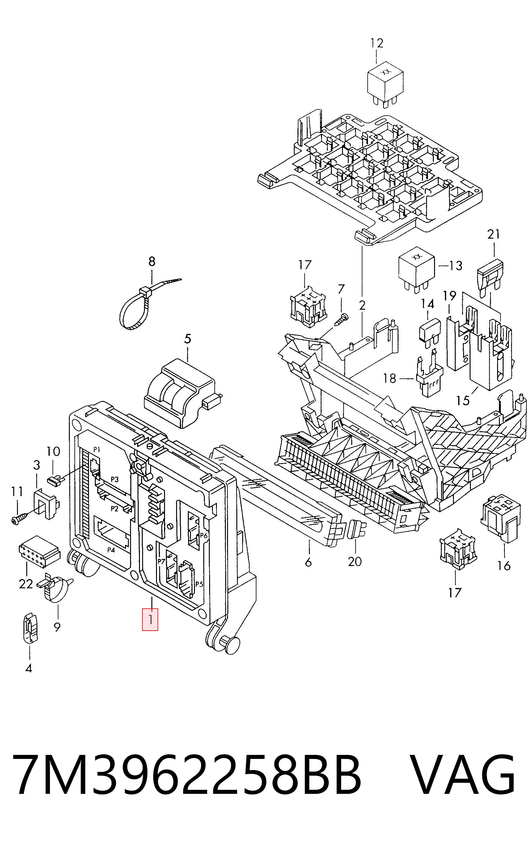 7M3962258BB VAG