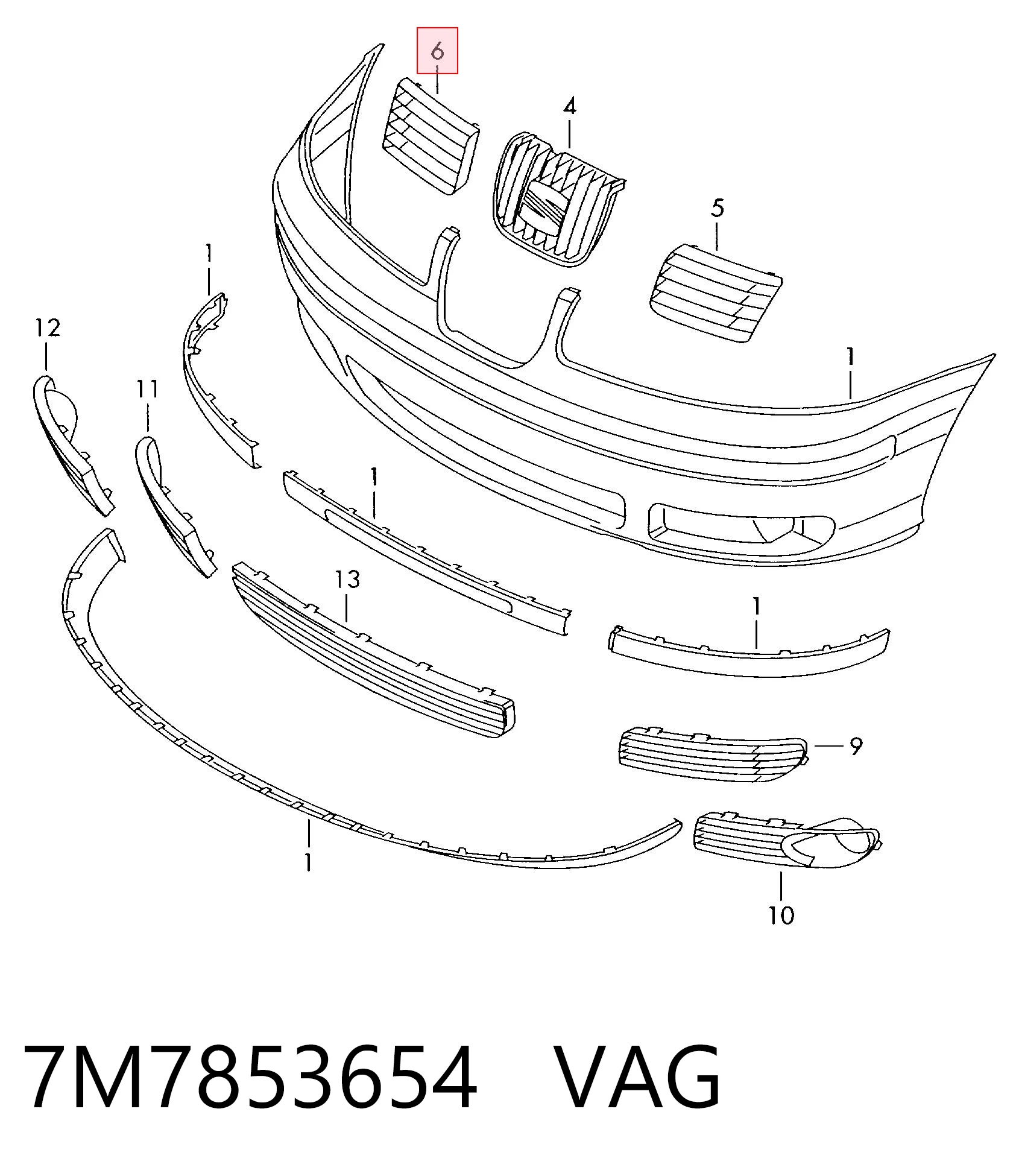7M7853654 VAG
