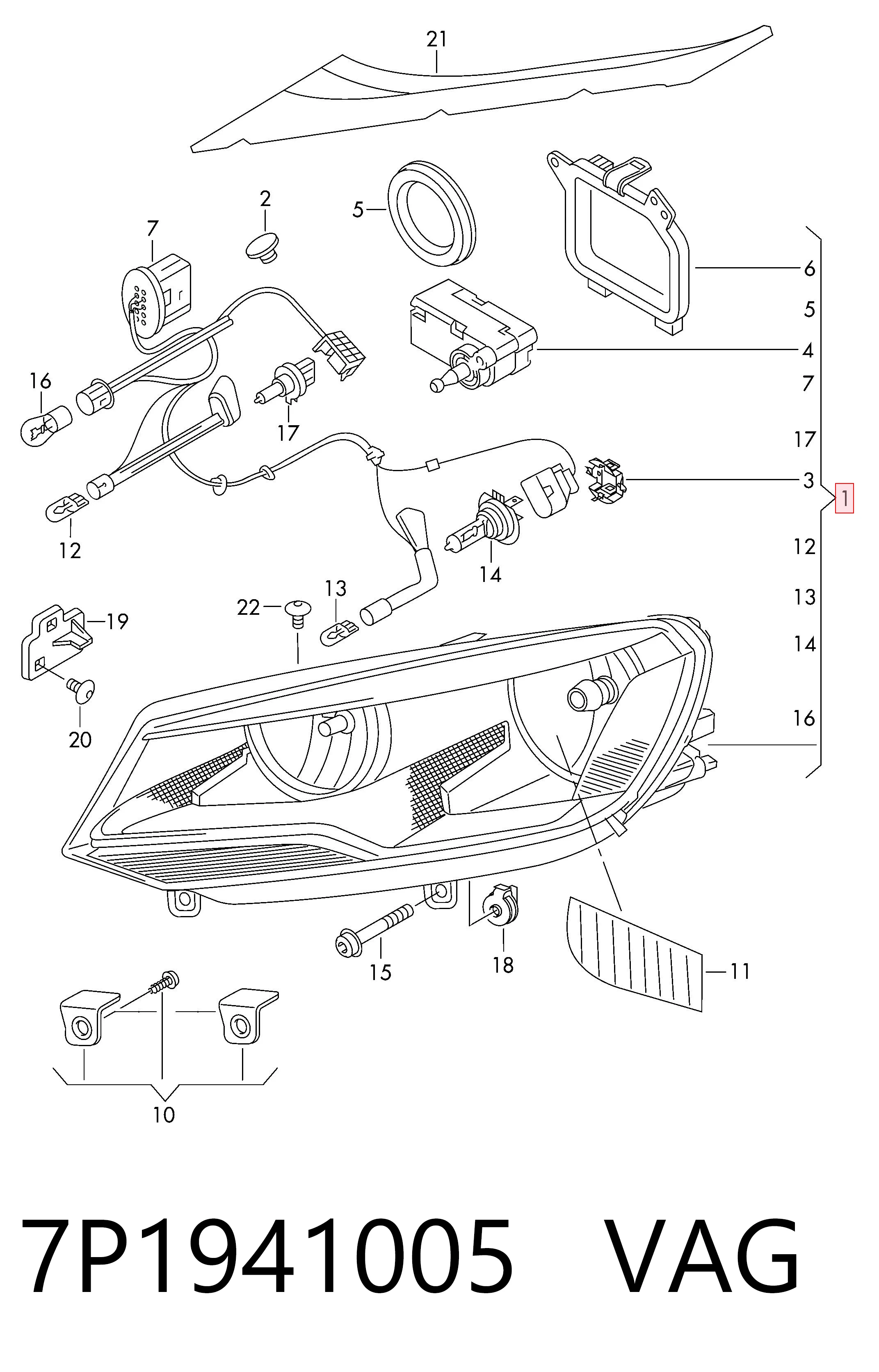 Фари Polcar 958209E ціна, від 197.69 USD
