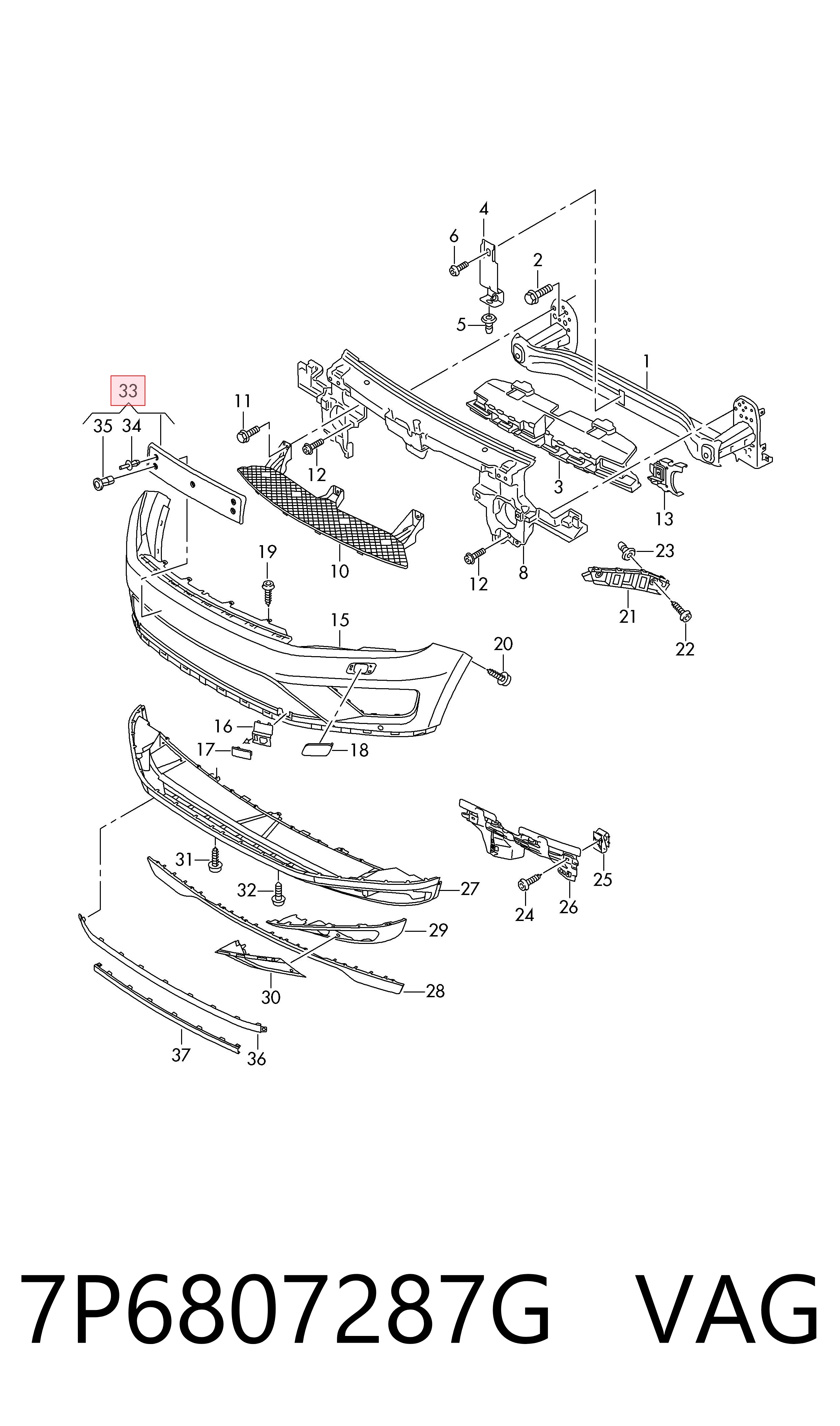 7P6807287G VAG 