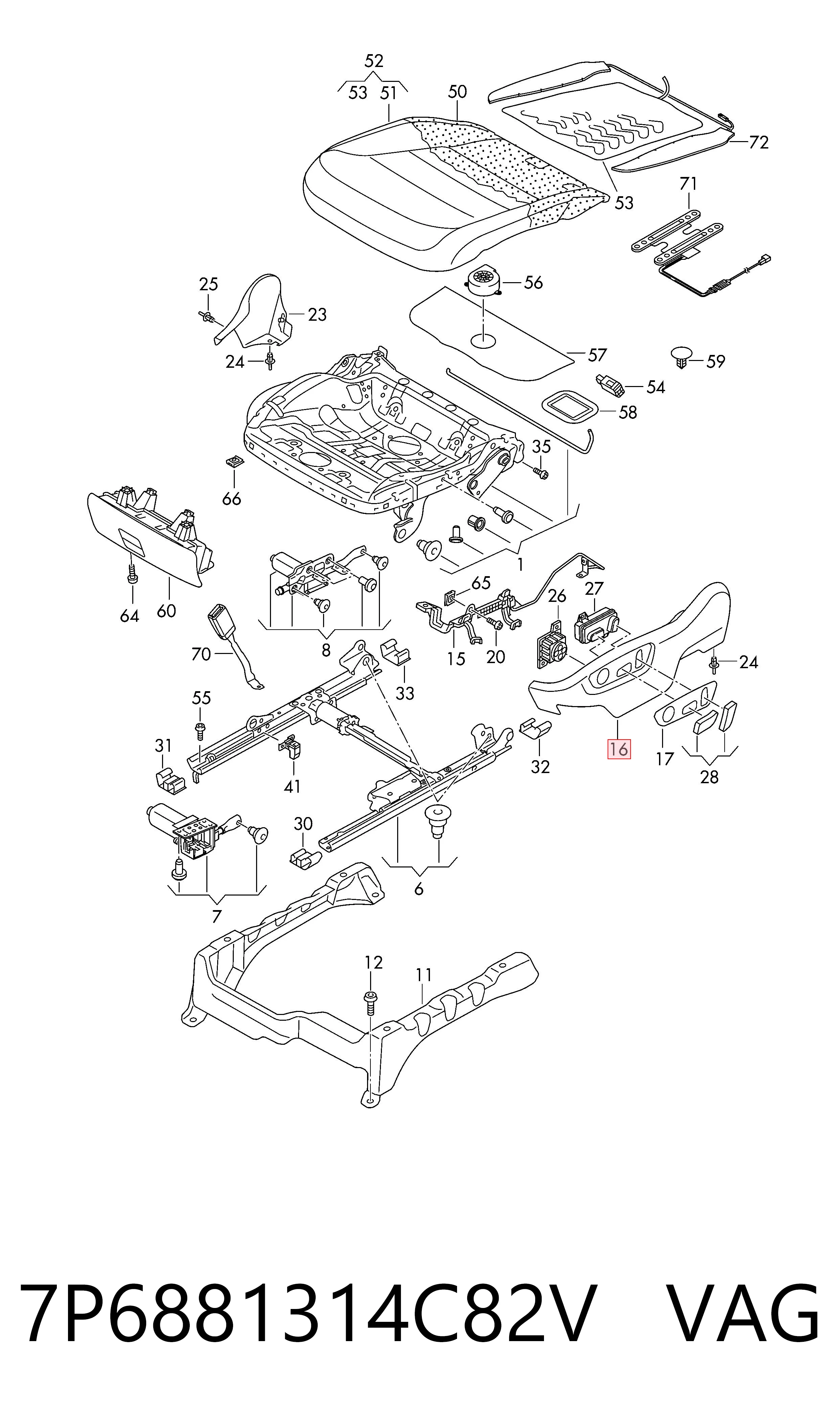 7P6881314C82V VAG 