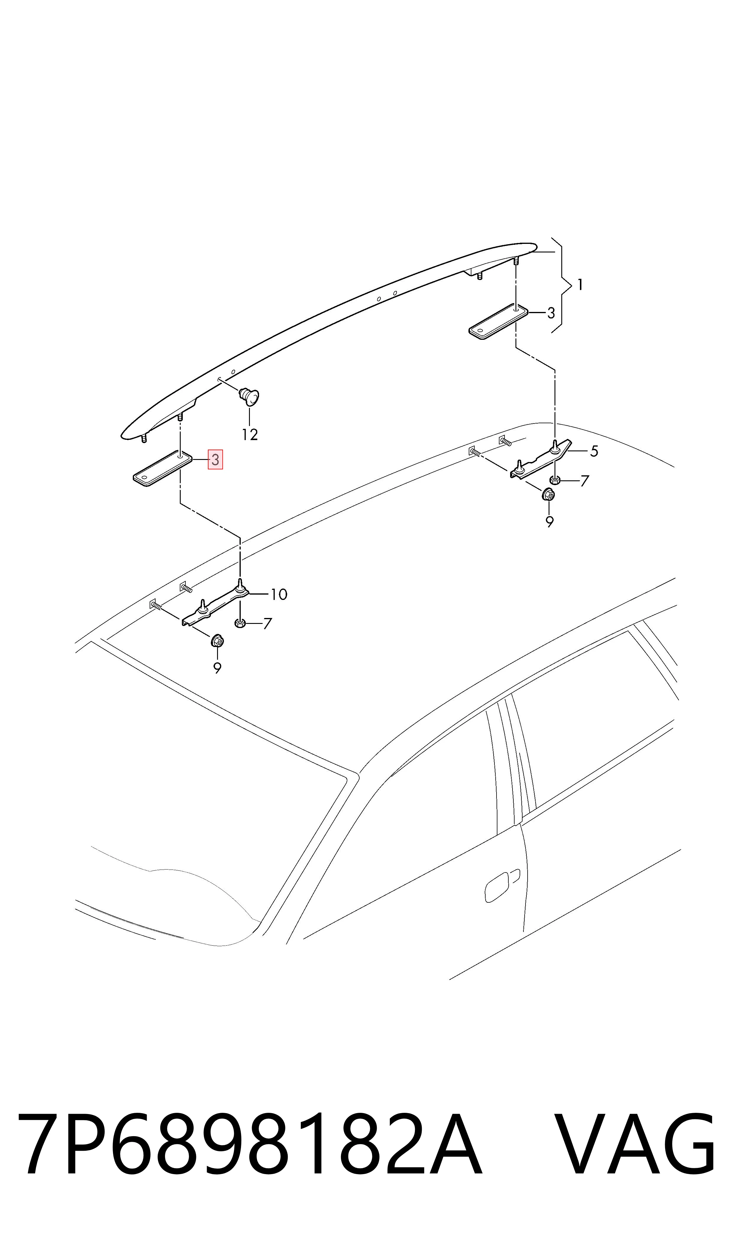  VAG 7P6898182A ціна, від 177.66 USD