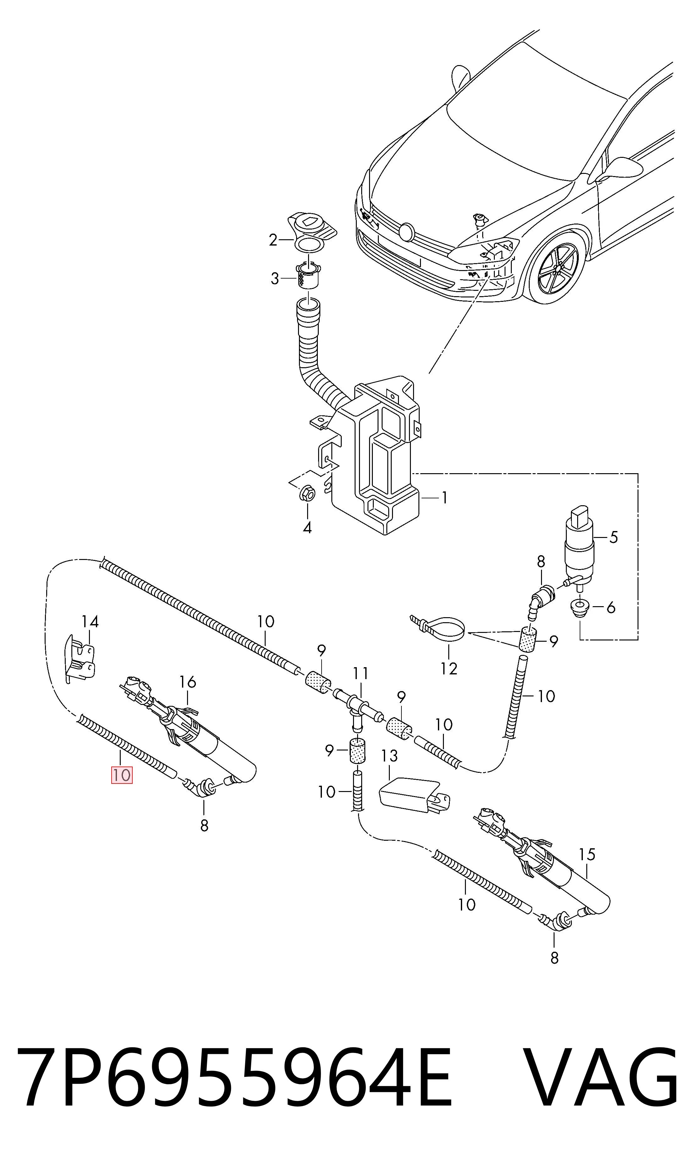 7P6955964E VAG 