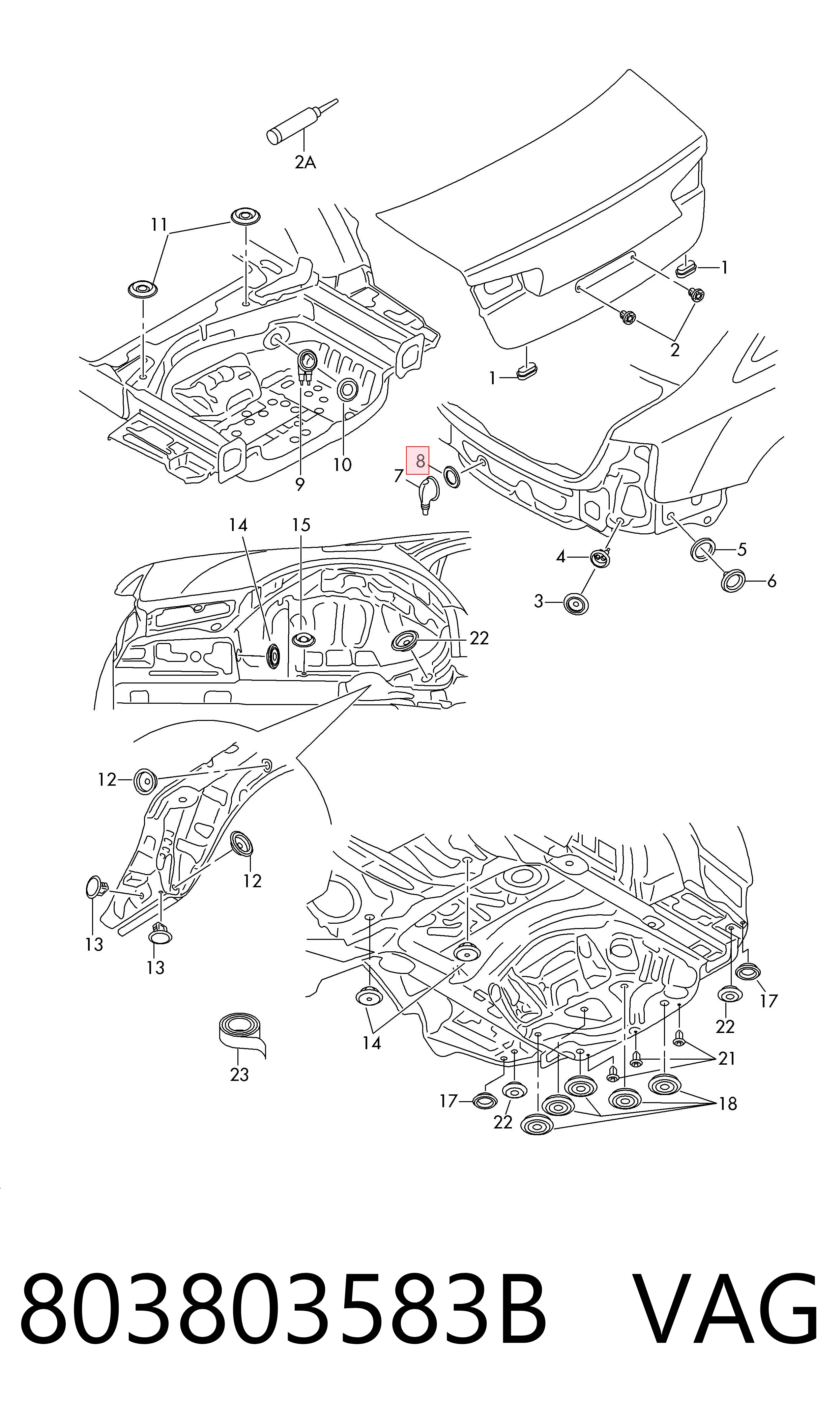  VAG 803803583B ціна, від 4.72 USD