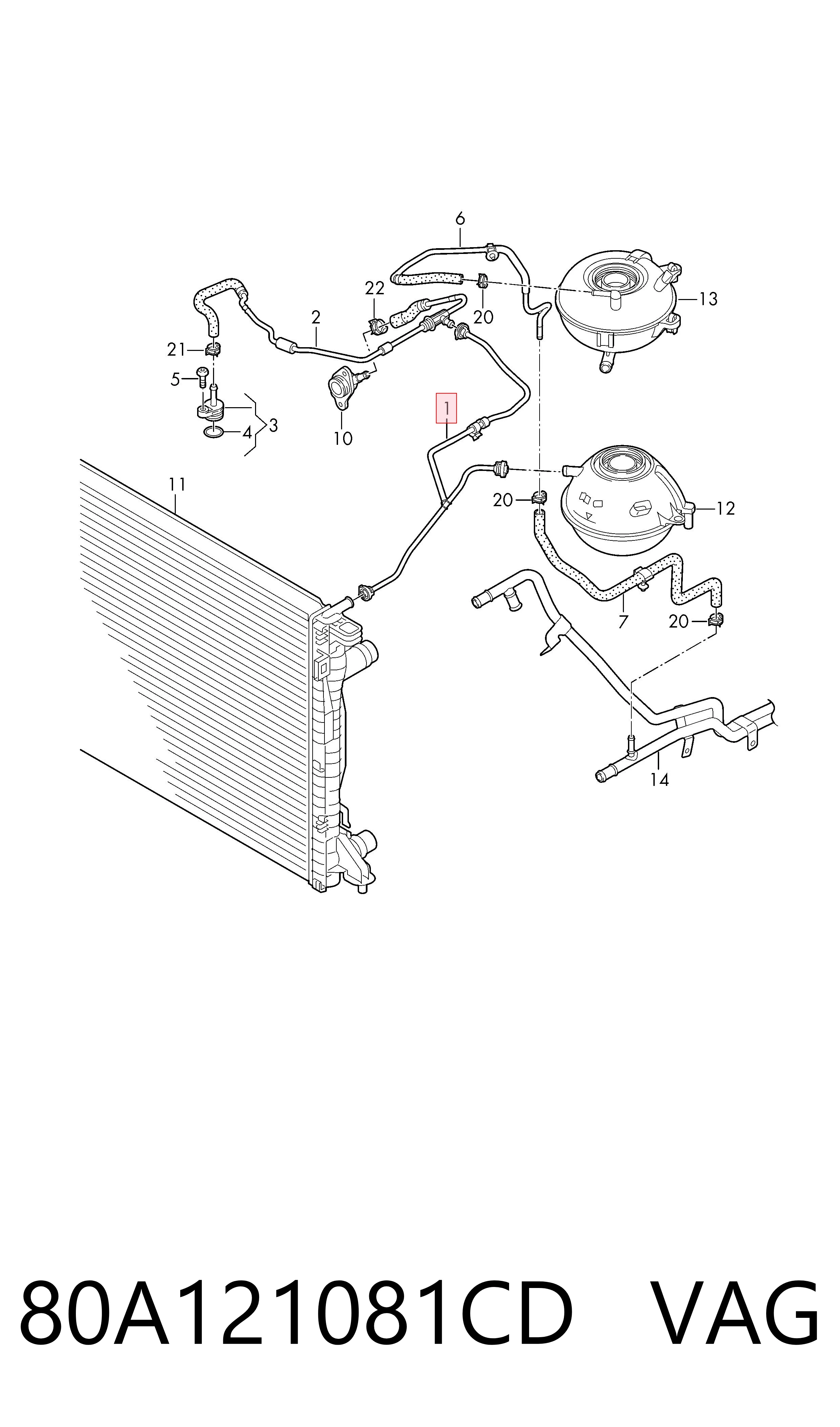 80A121081CD VAG 