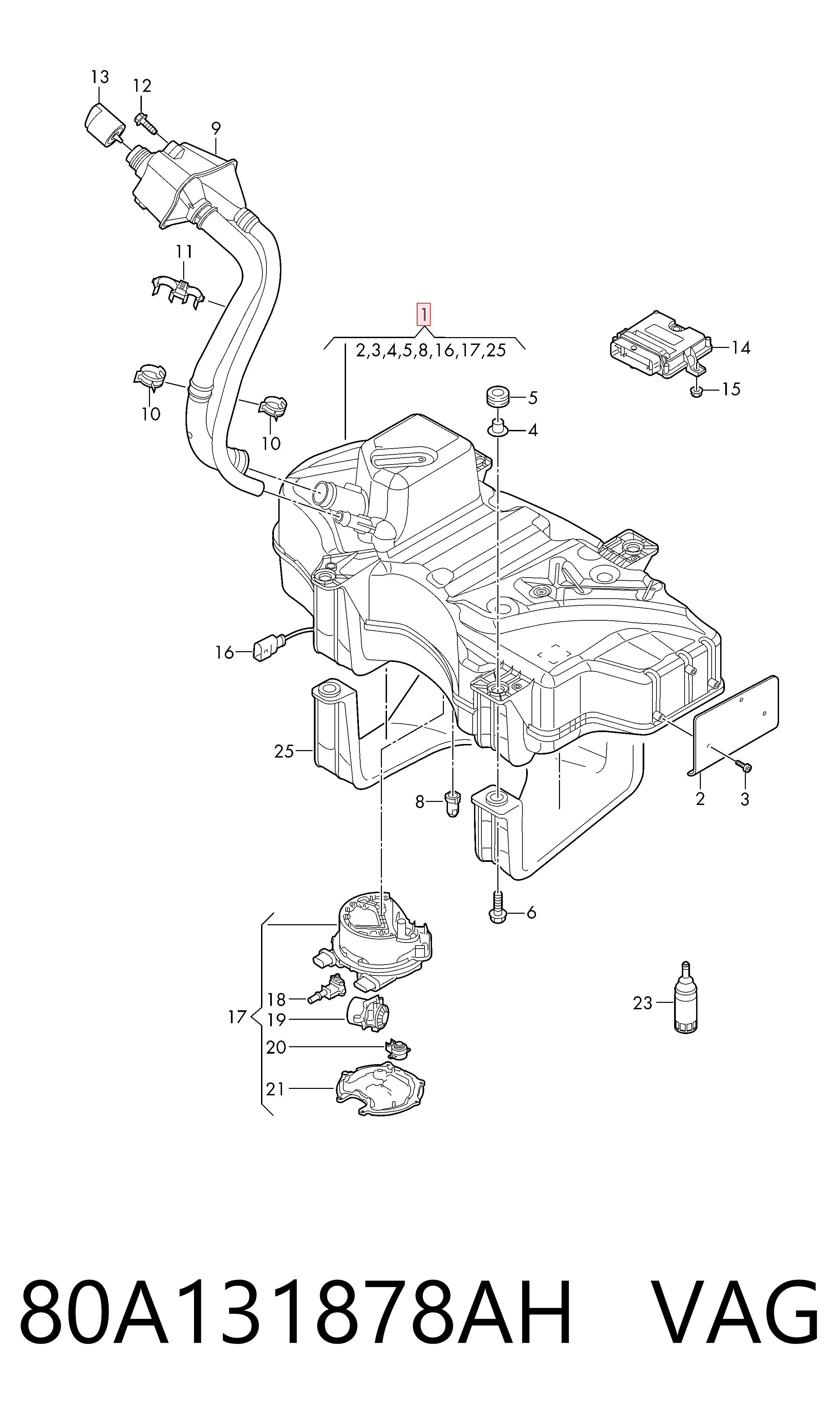80A131878AH VAG 