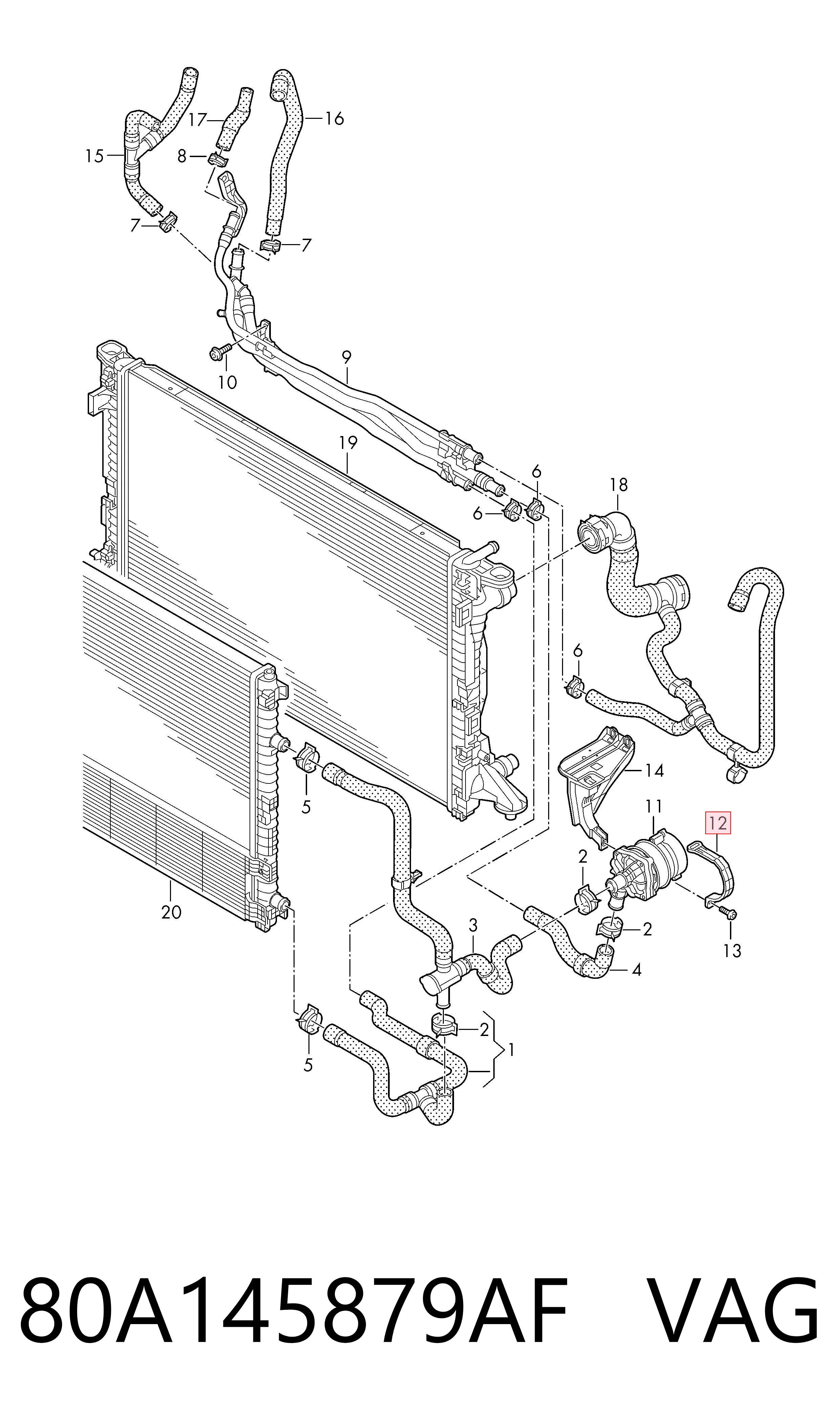 80A145879AF VAG 