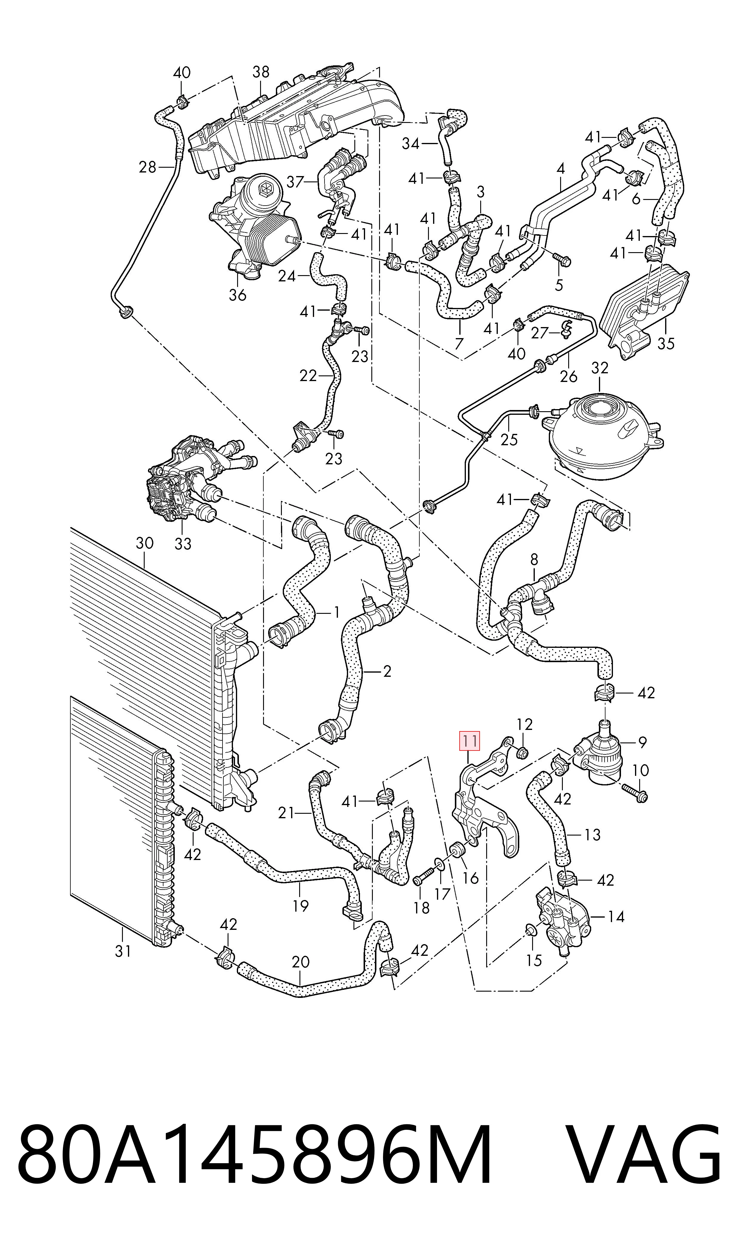 80A145896M VAG 