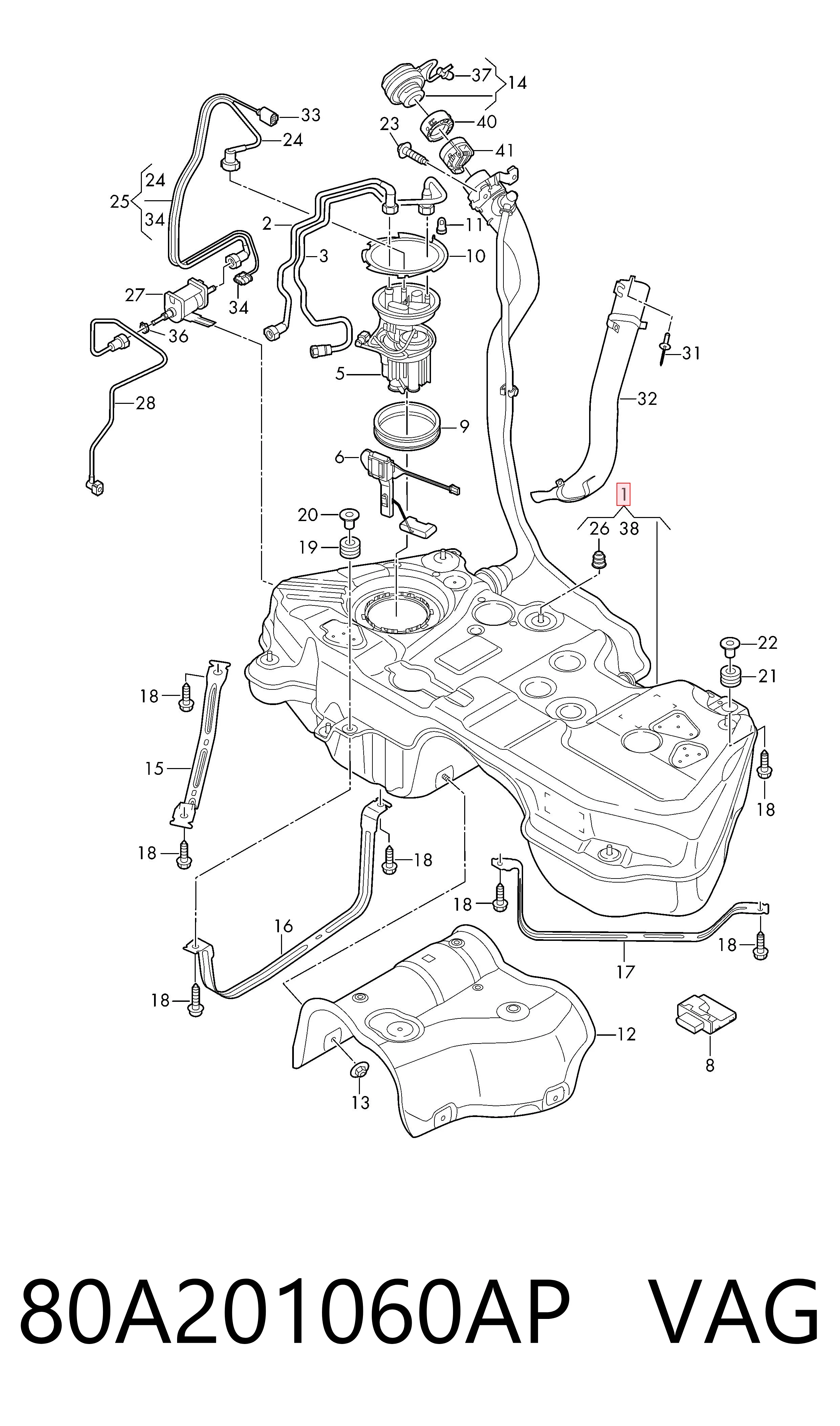 80A201060AP VAG