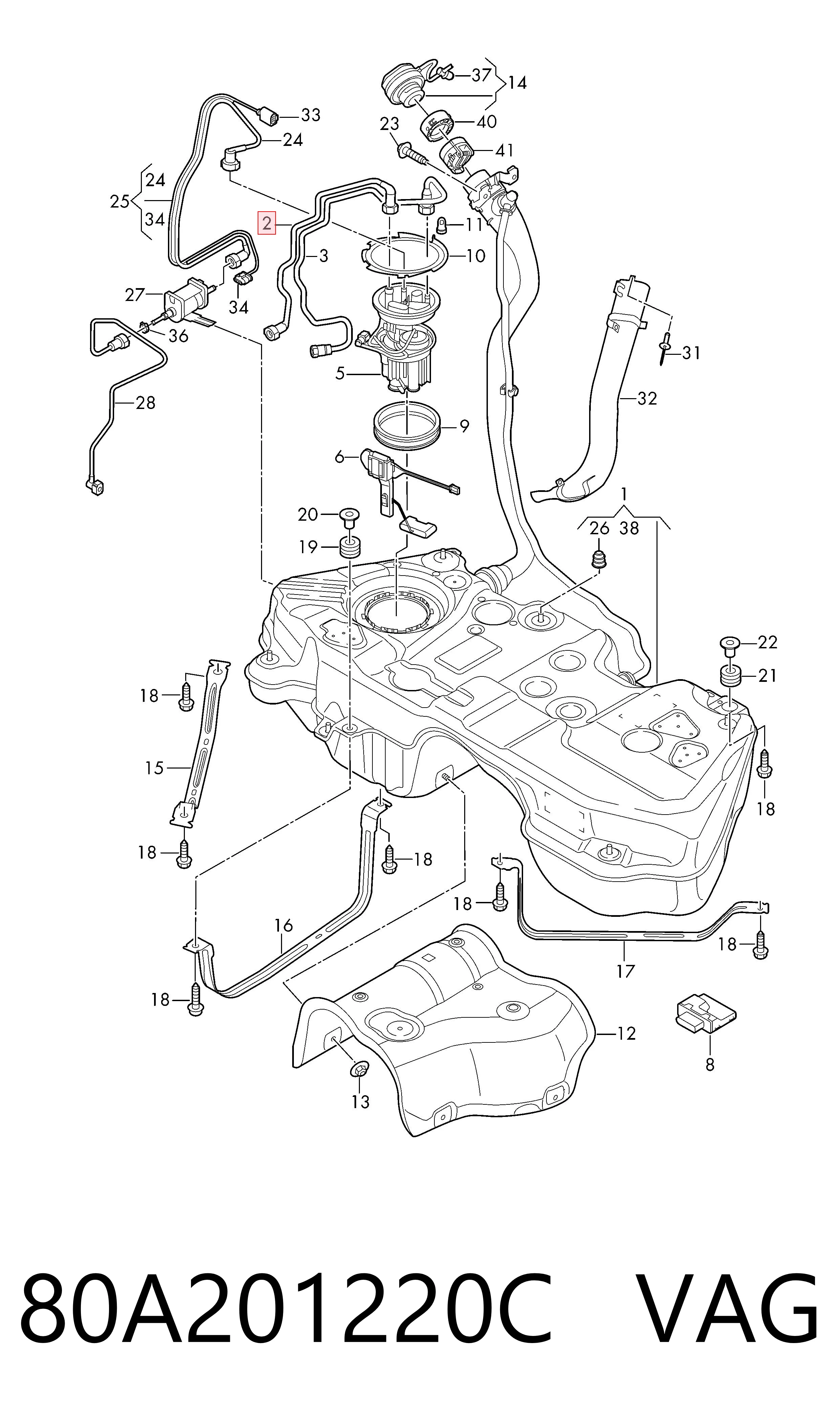 80A201220C VAG 